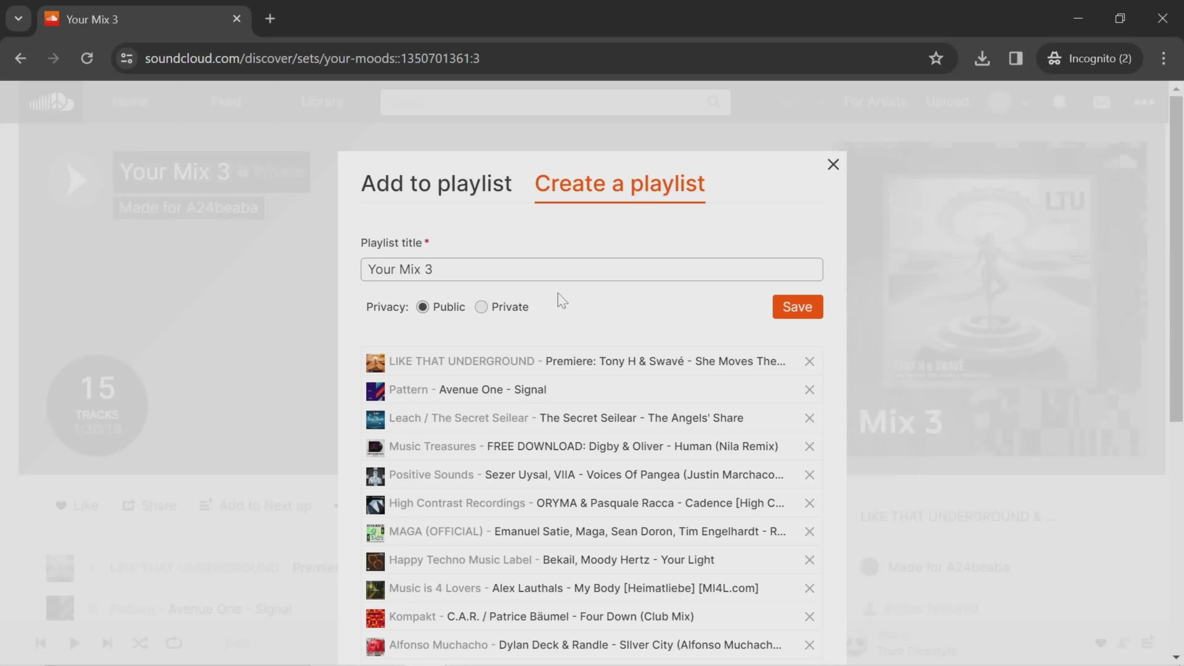 Creating a playlist on SoundCloud video thumbnail