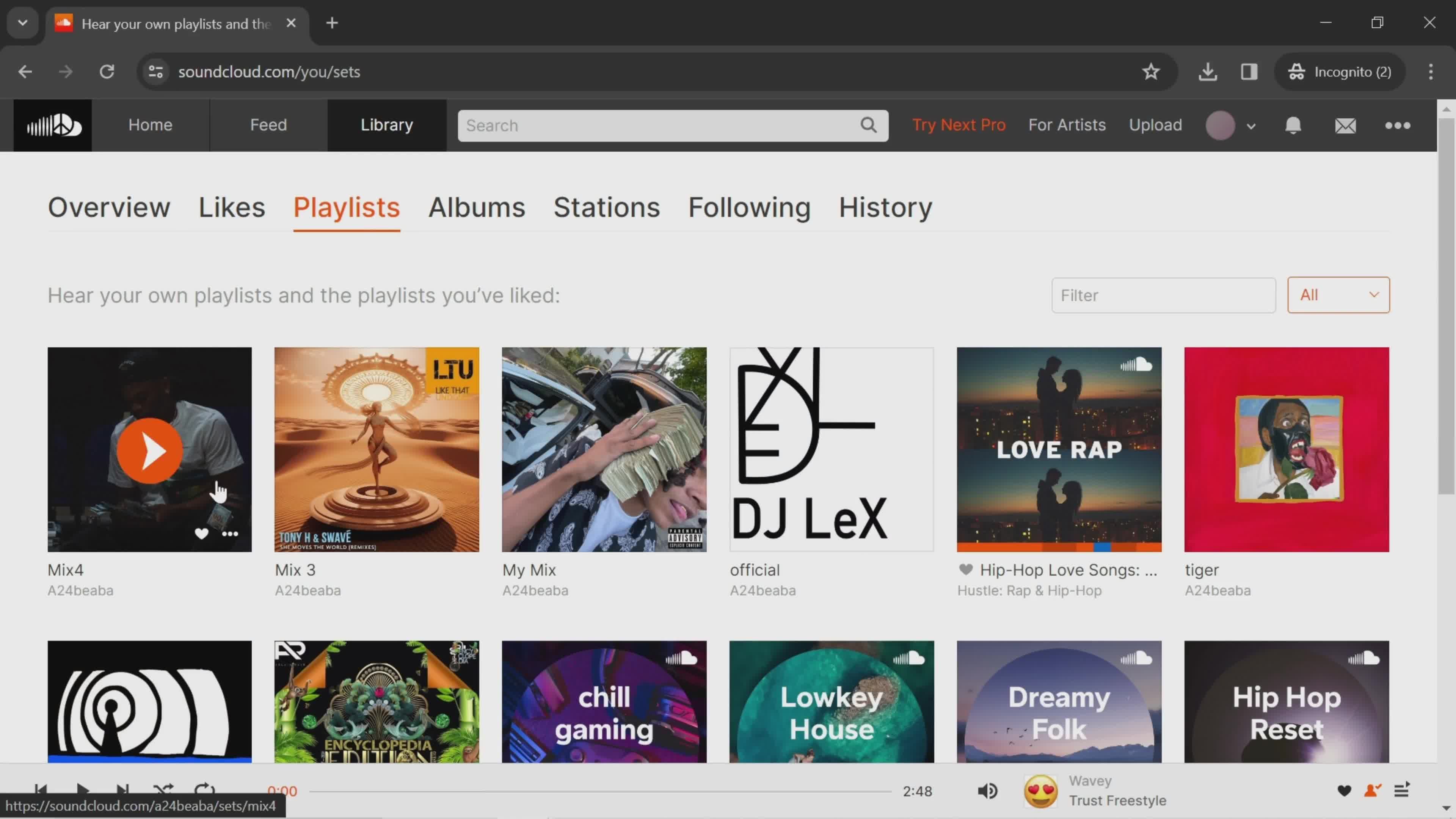 Creating a playlist on SoundCloud video thumbnail