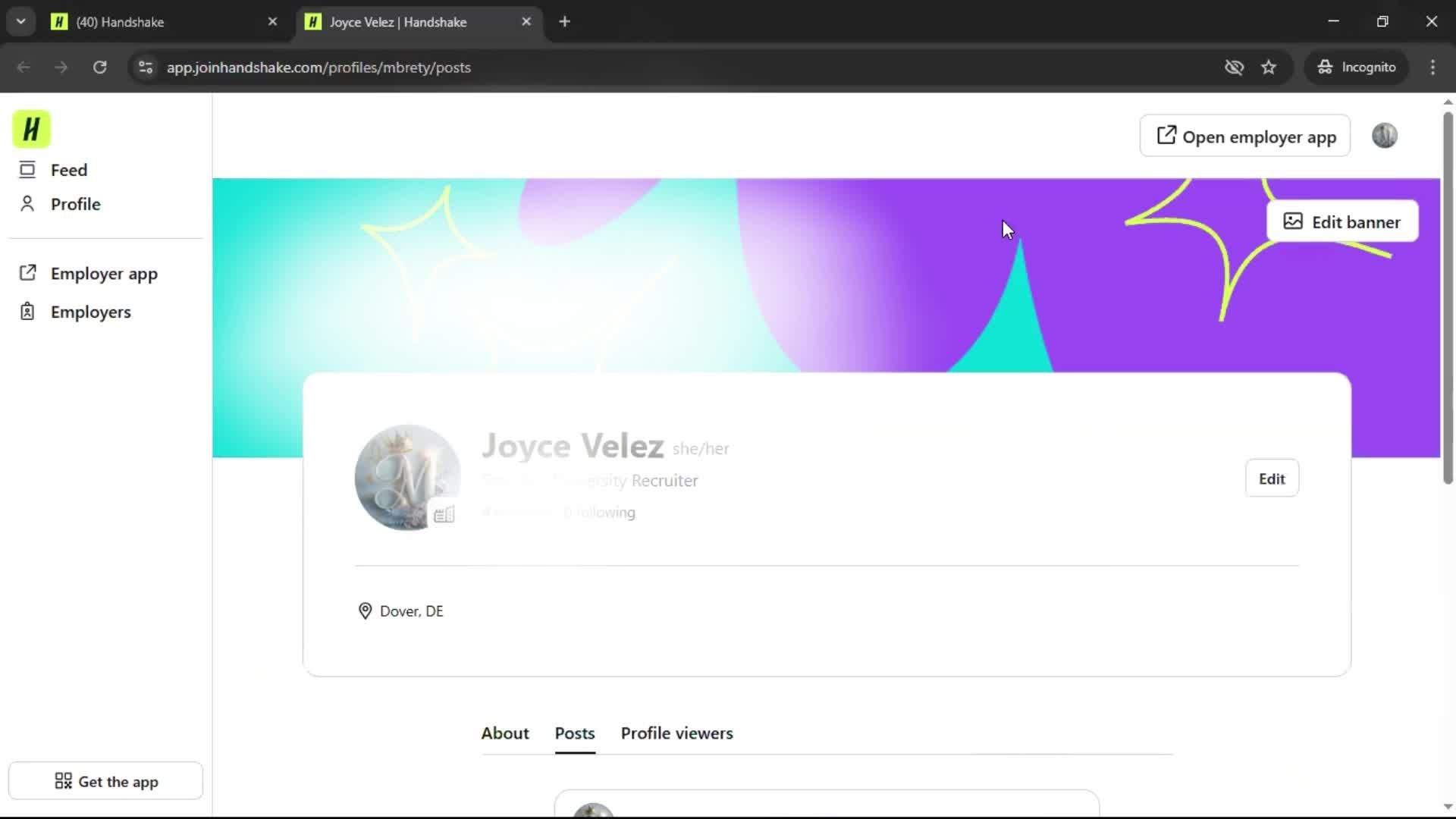 Creating a post on Handshake video thumbnail