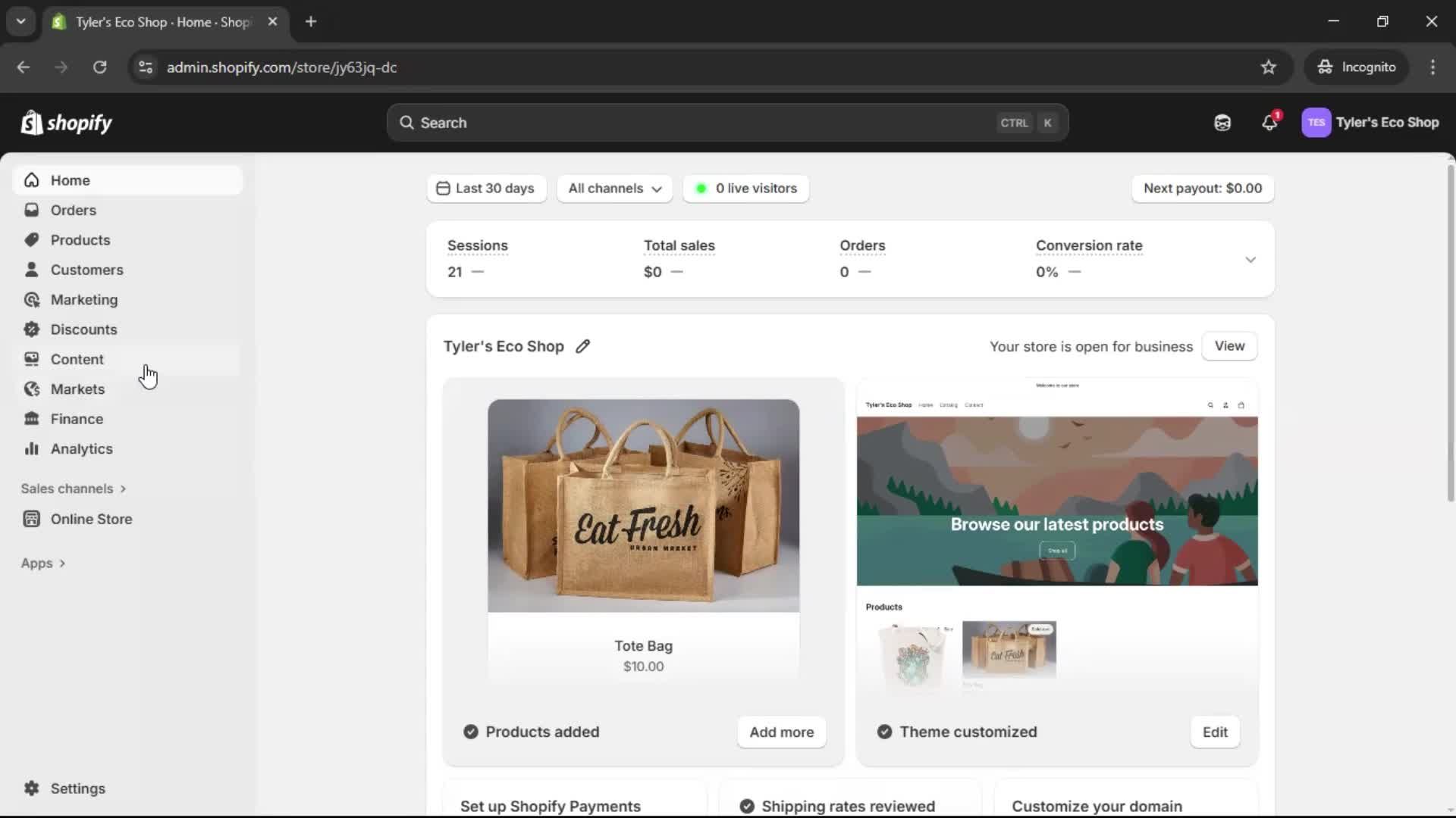 Creating a post on Shopify video thumbnail
