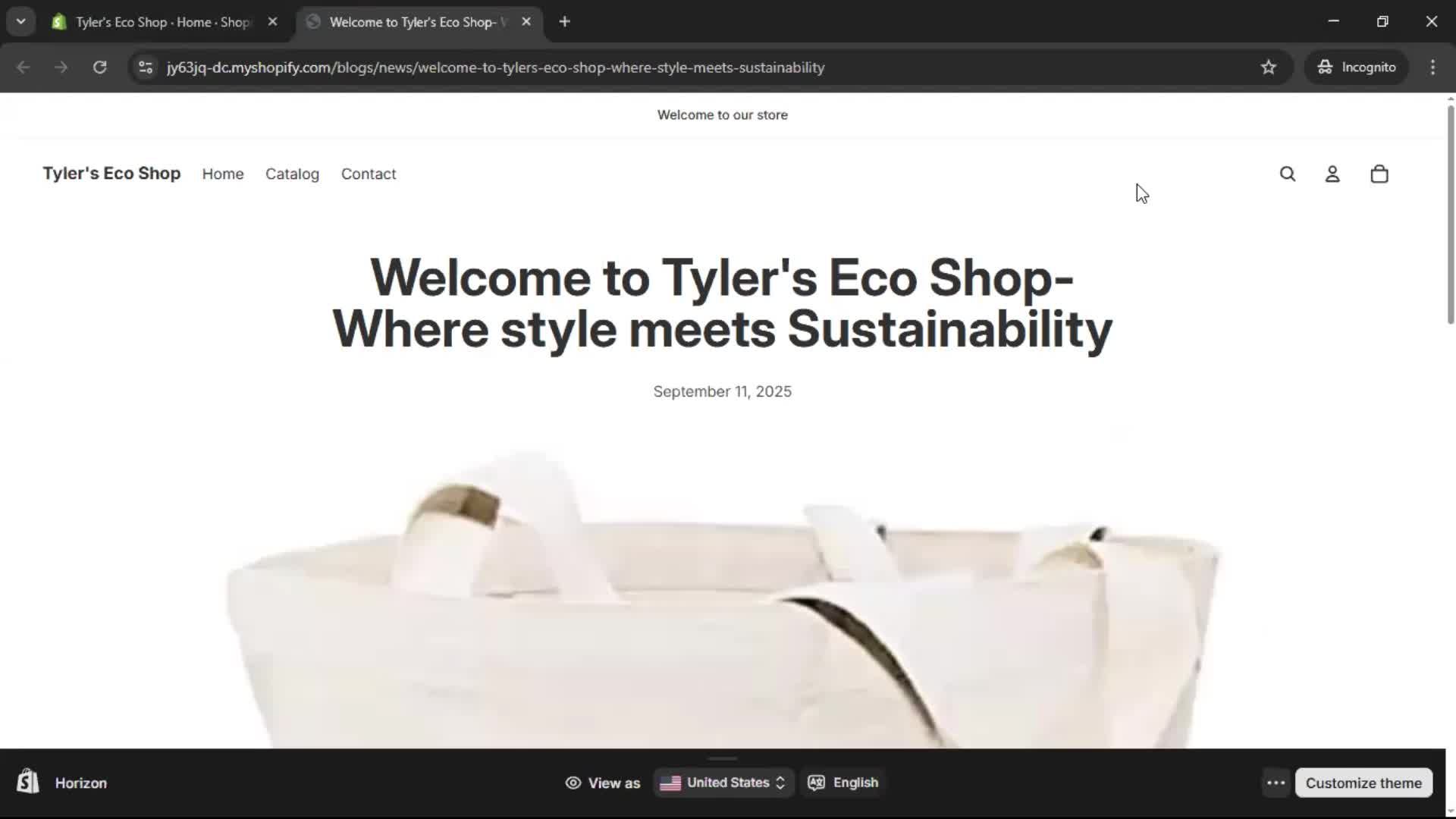 Creating a post screenshot
