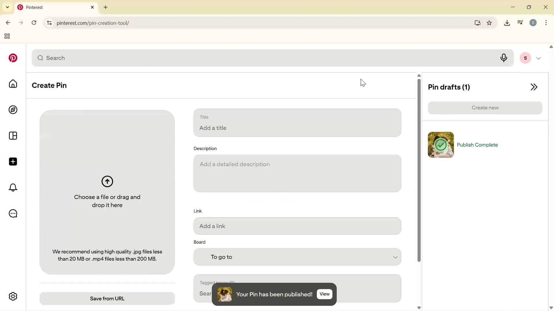 Creating a post screenshot