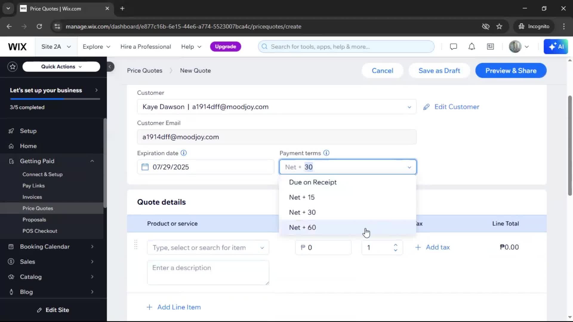 Creating a quote screenshot
