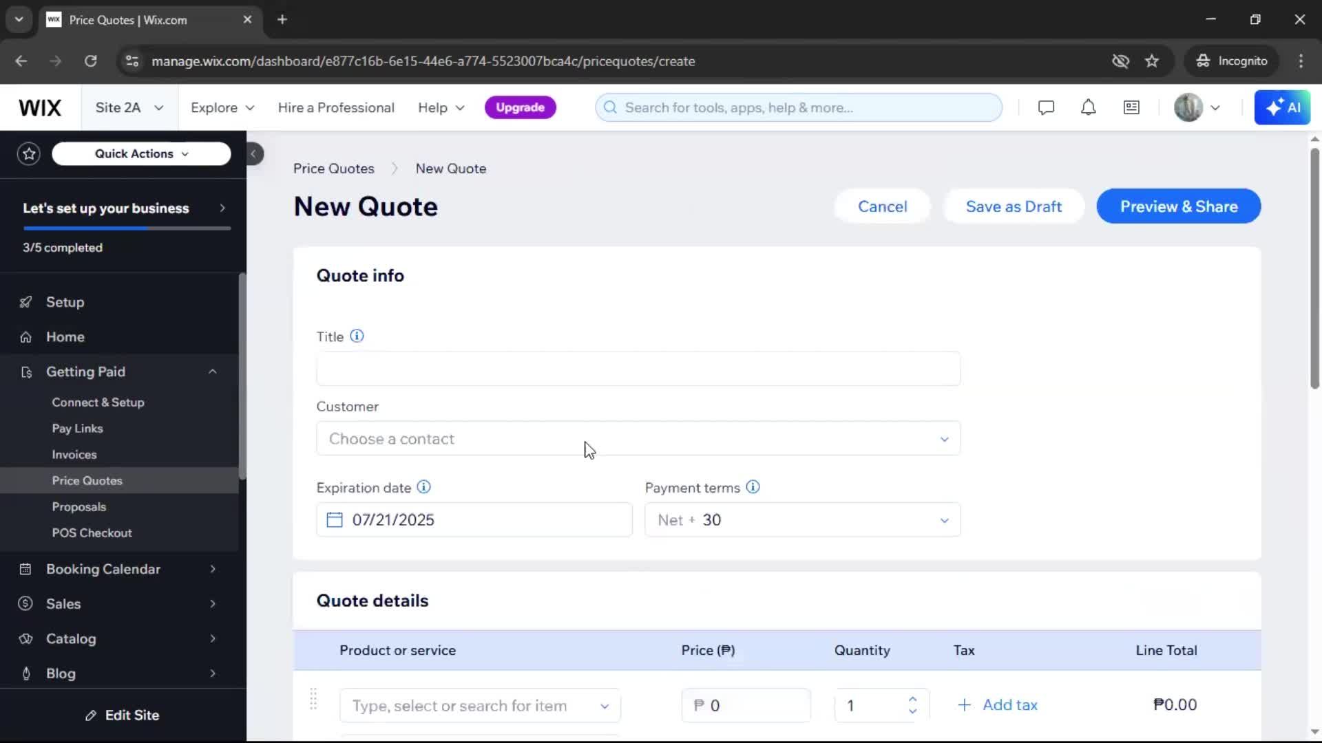 Creating a quote screenshot