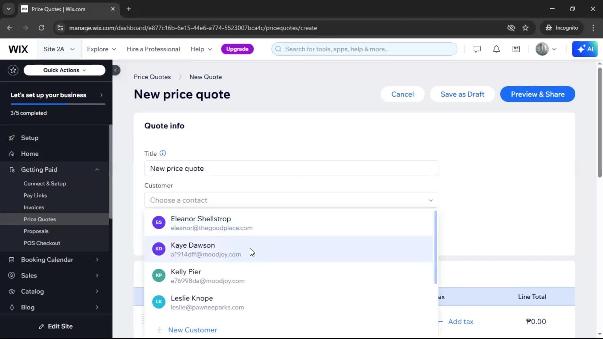 Creating a quote screenshot