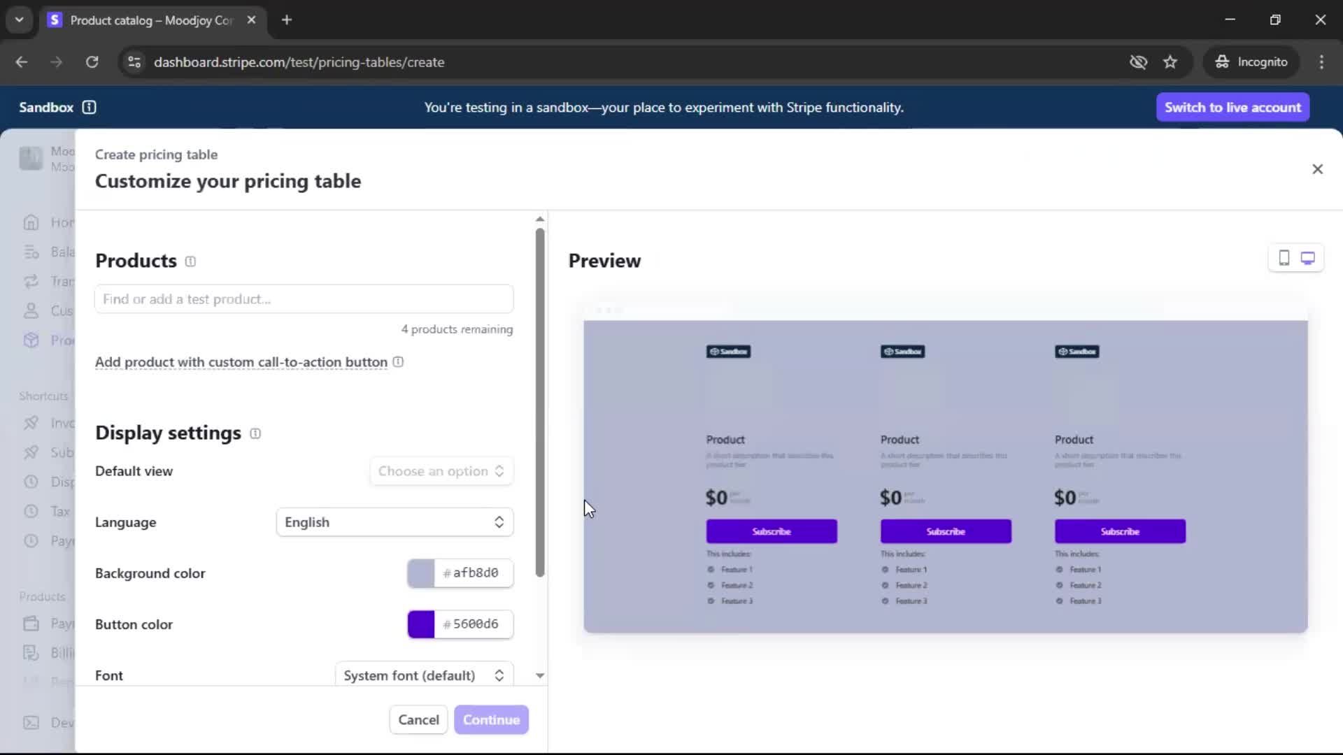 Creating a pricing table on Stripe video thumbnail
