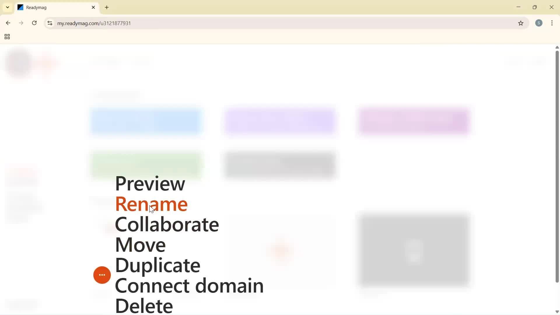 Creating a project screenshot