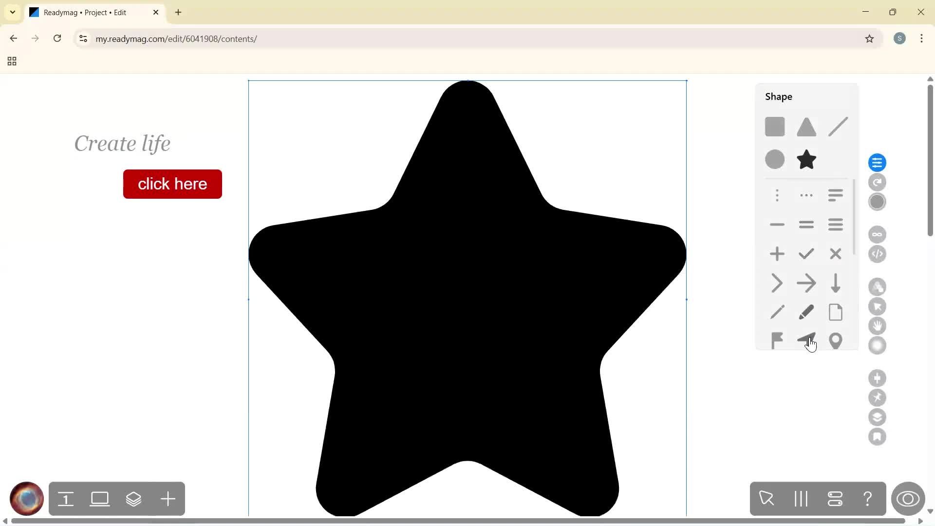 Creating a project screenshot