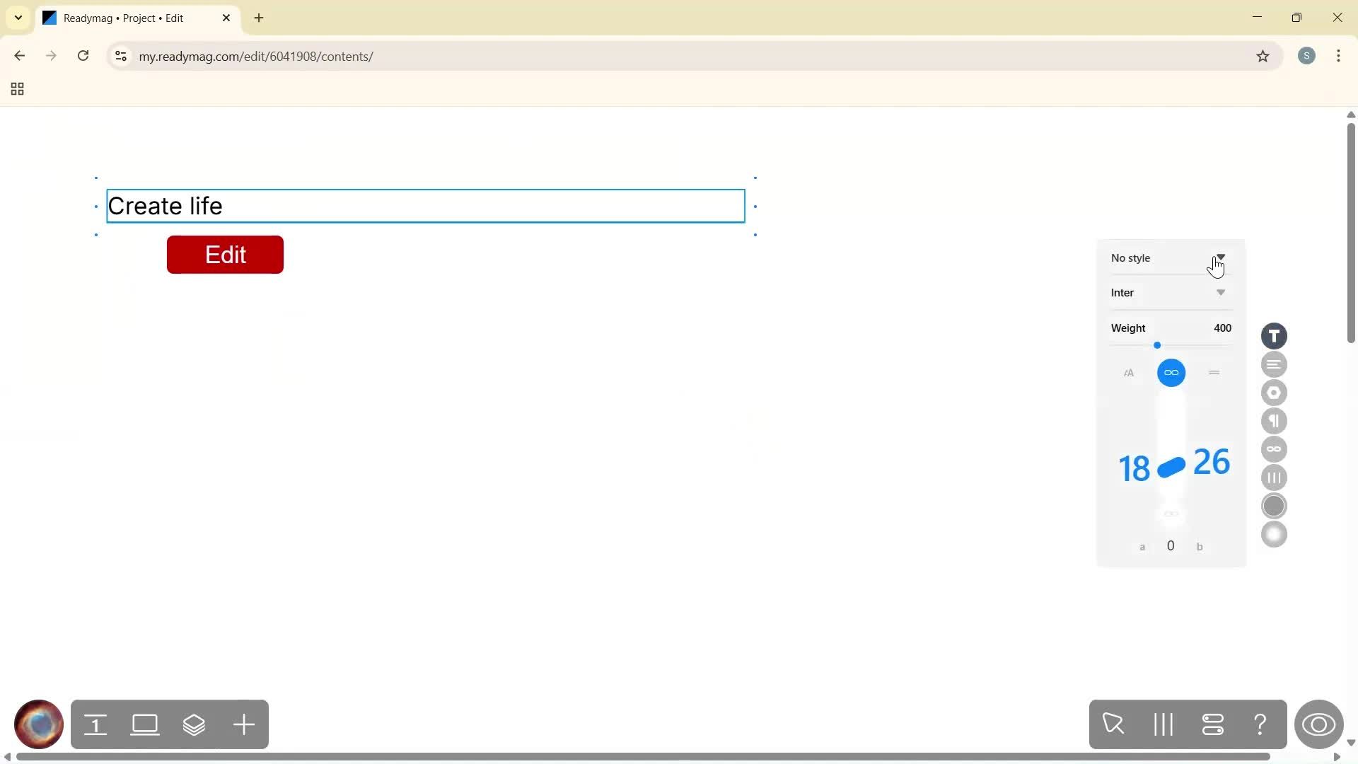 Creating a project screenshot