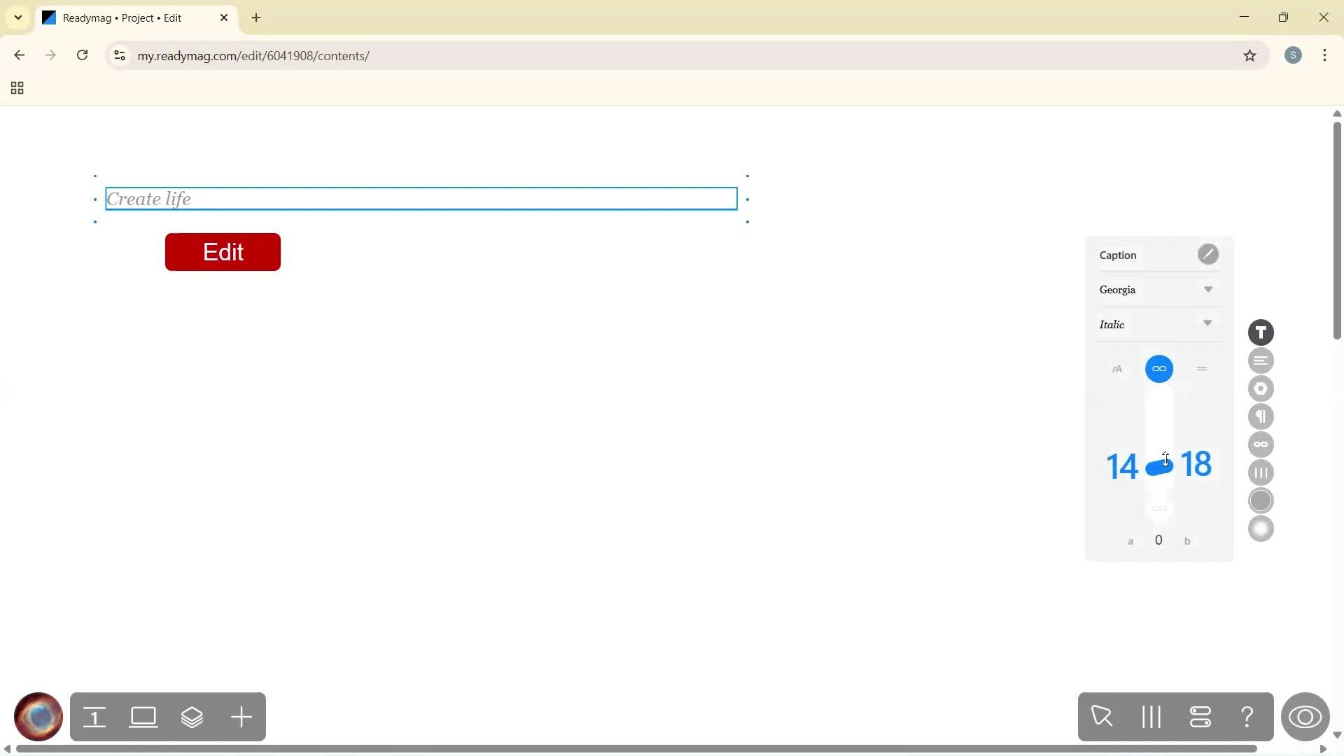Creating a project screenshot