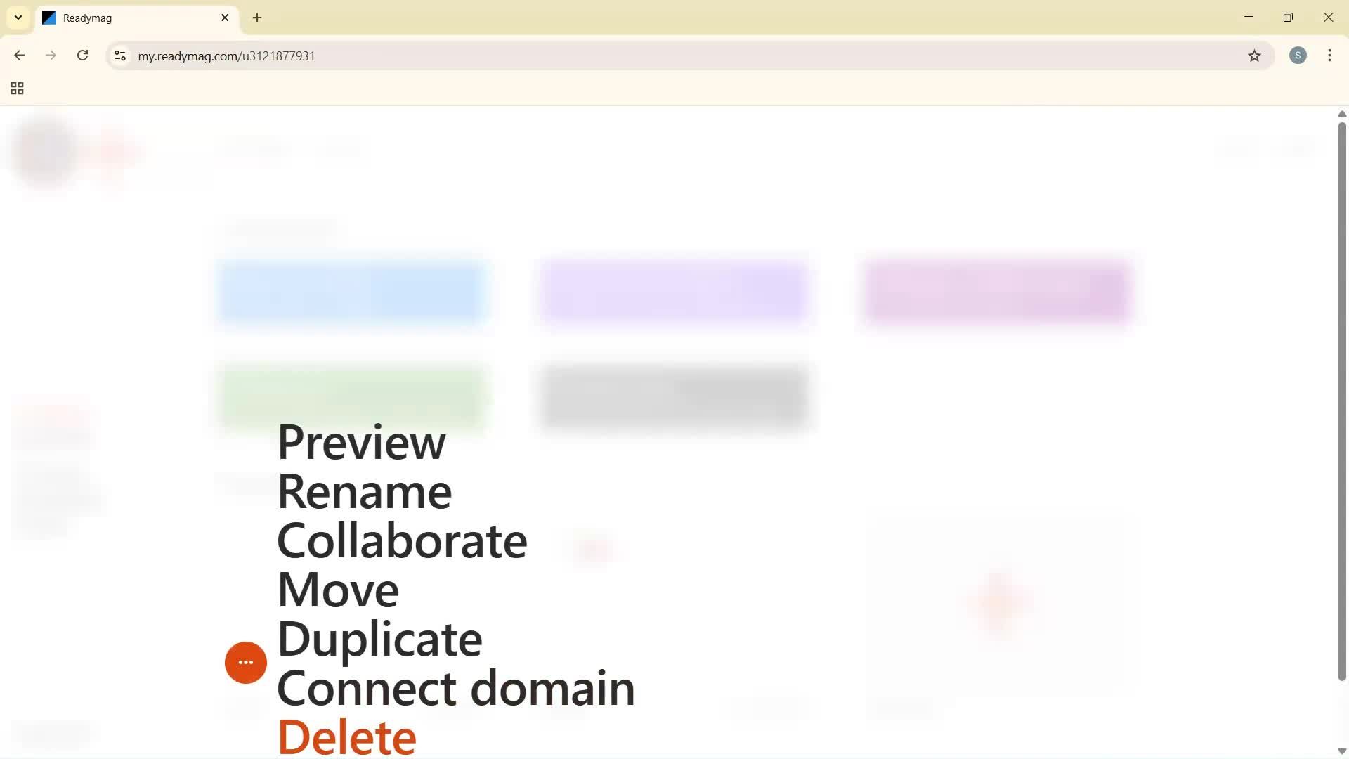 Creating a project screenshot