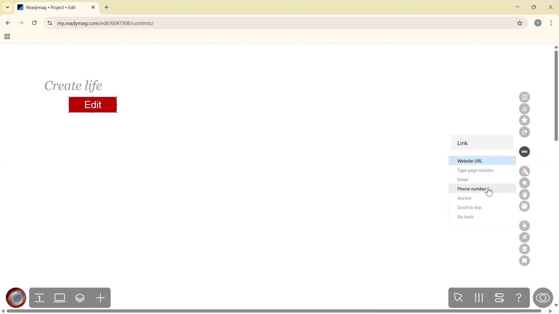 Creating a project screenshot
