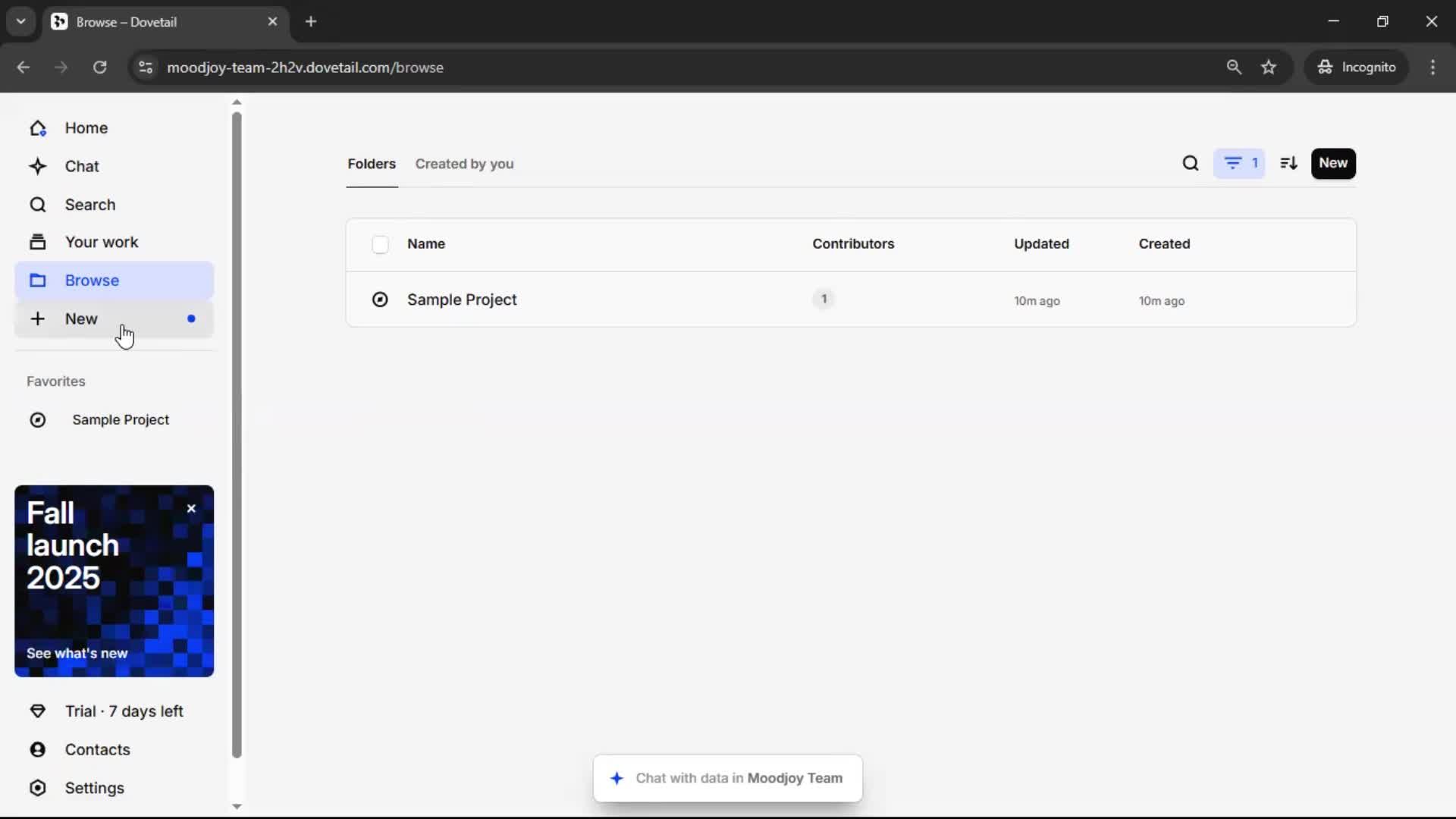 Creating a project on Dovetail video thumbnail