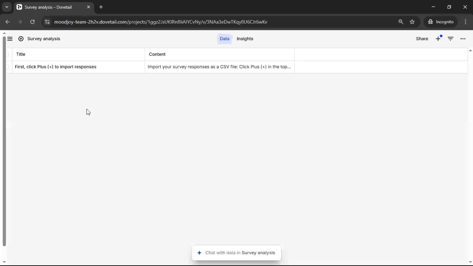 Creating a project screenshot