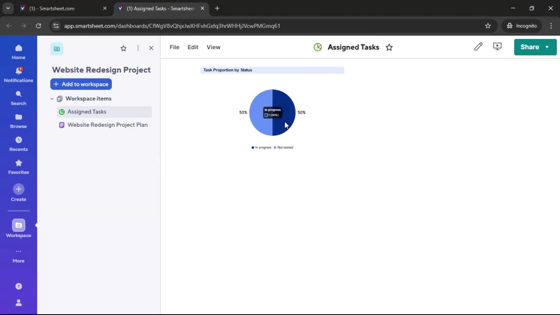 Creating a project screenshot