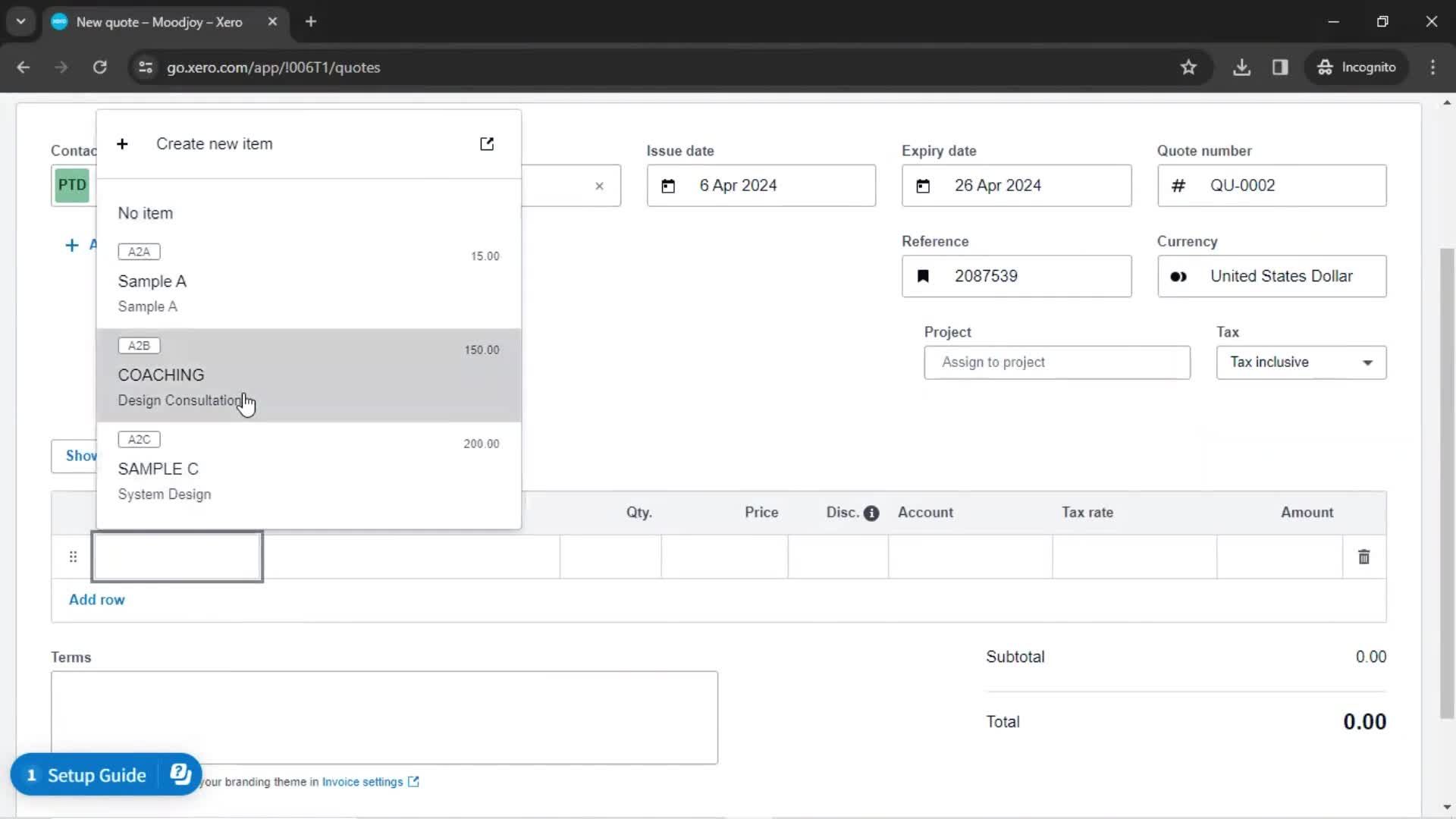 Creating a quote screenshot