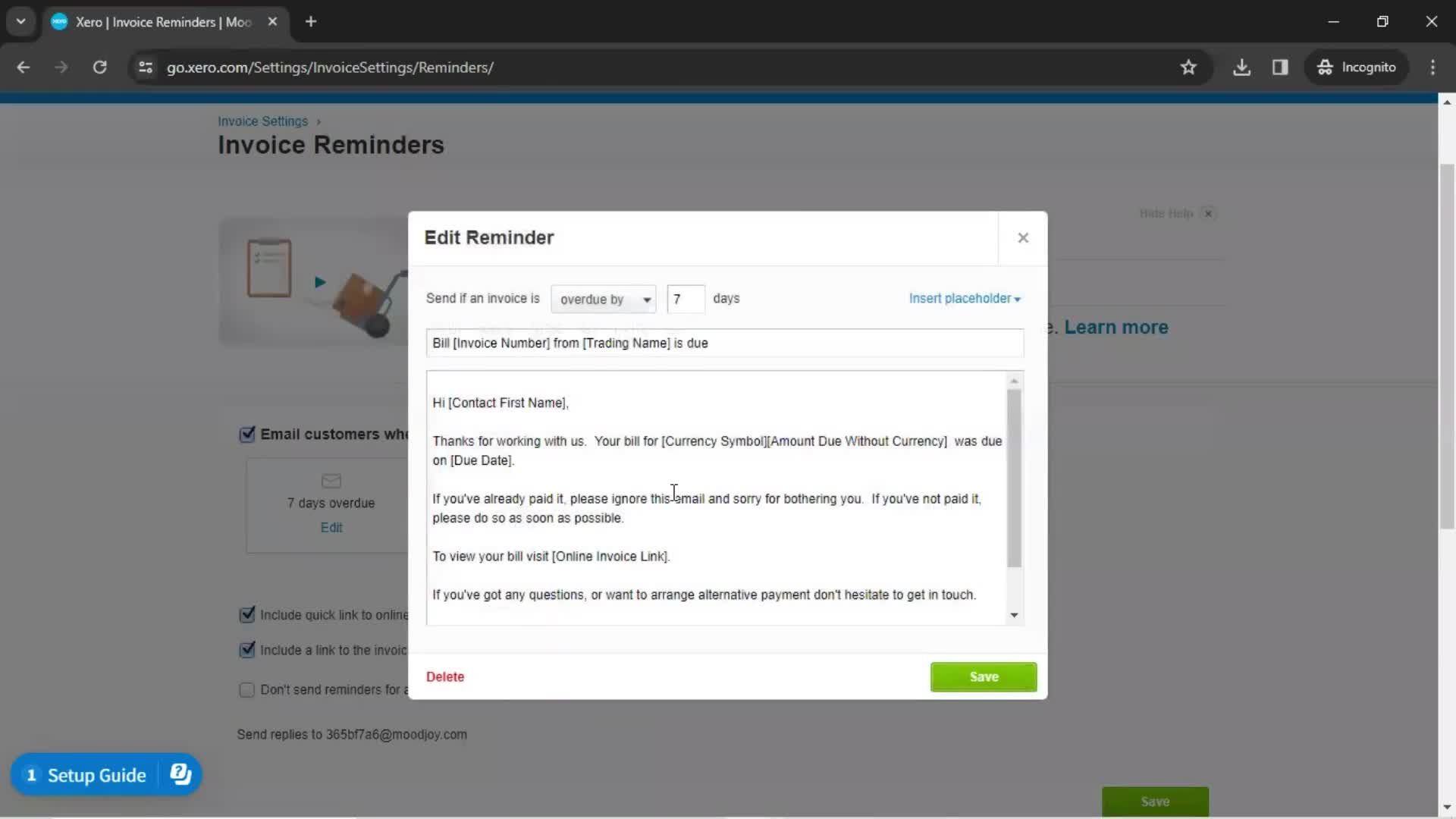 Creating a quote screenshot