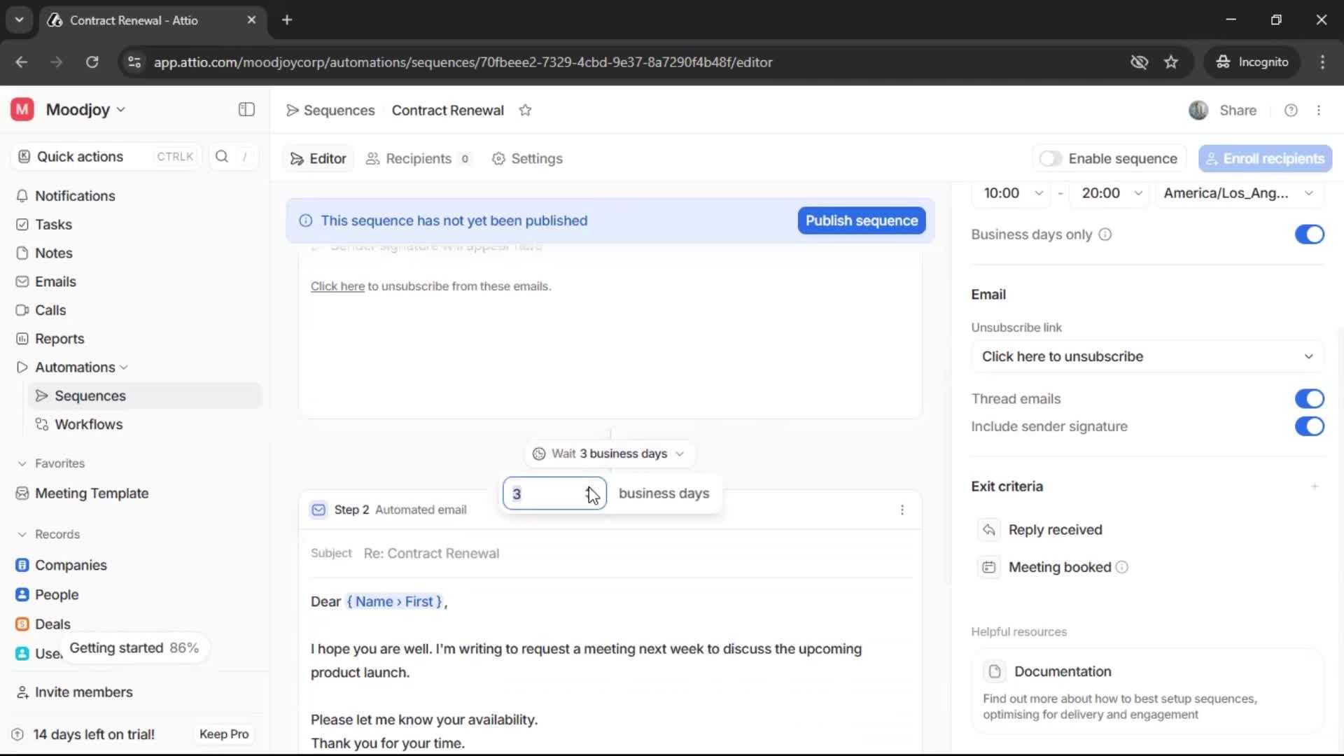 Creating a sequence screenshot