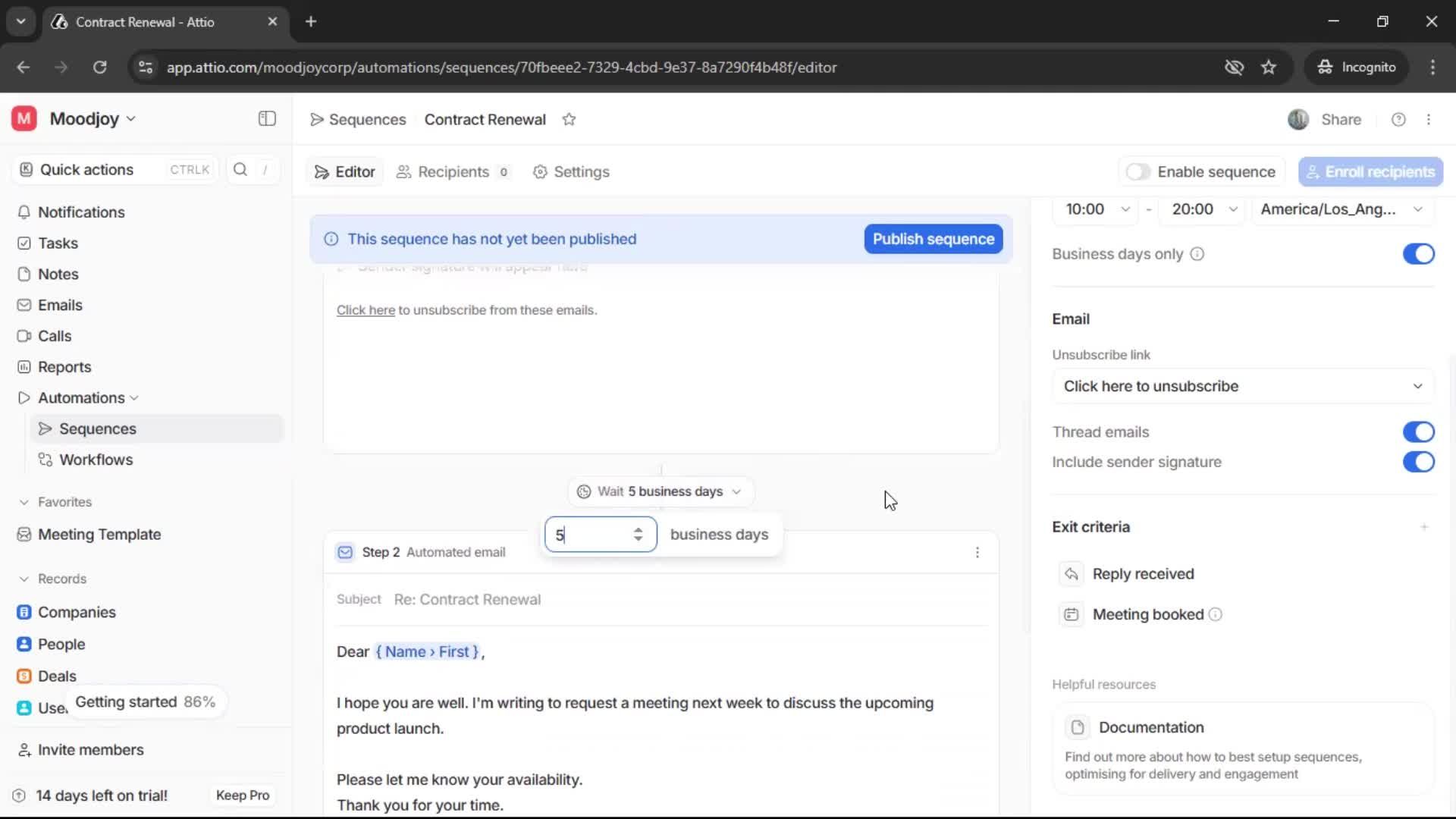 Creating a sequence screenshot