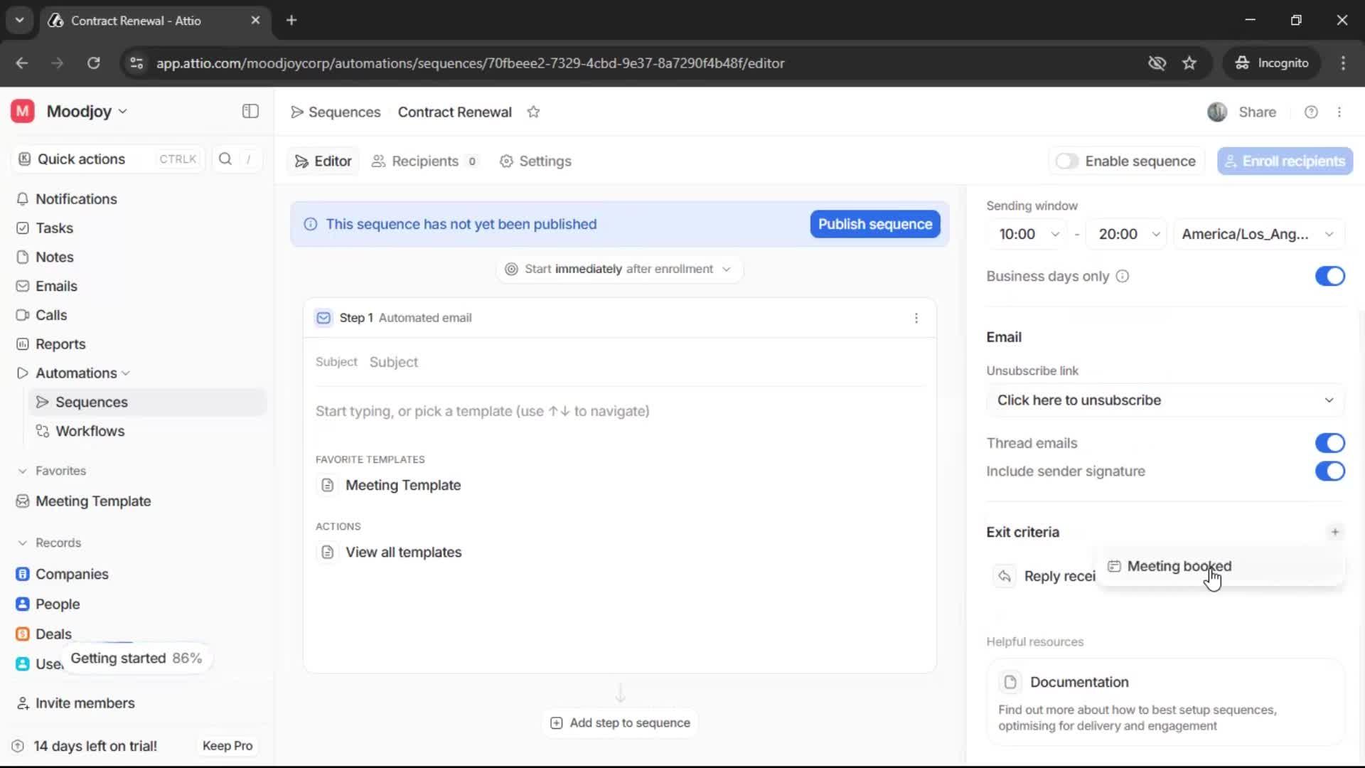 Creating a sequence screenshot