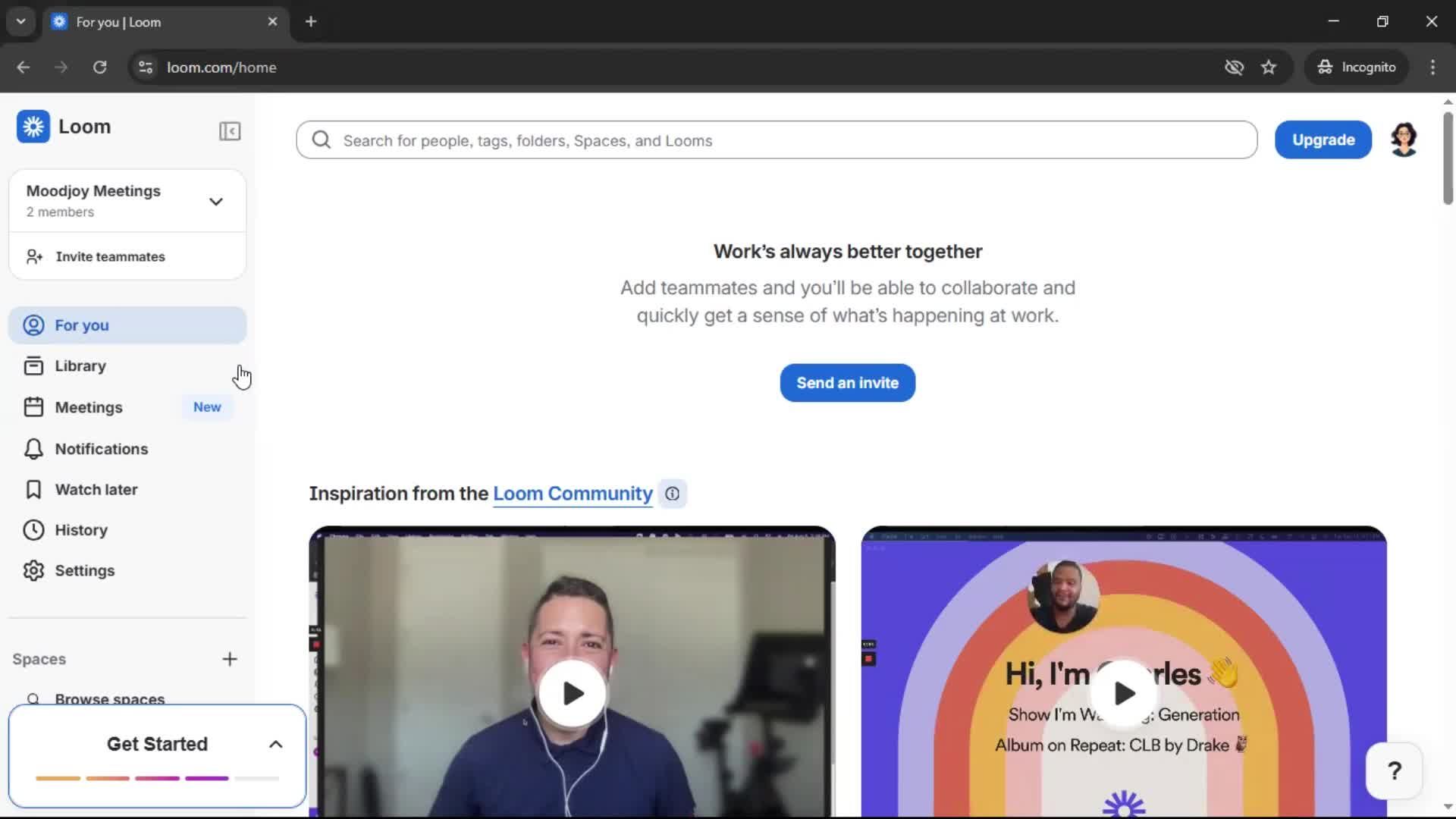 Creating a workspace screenshot