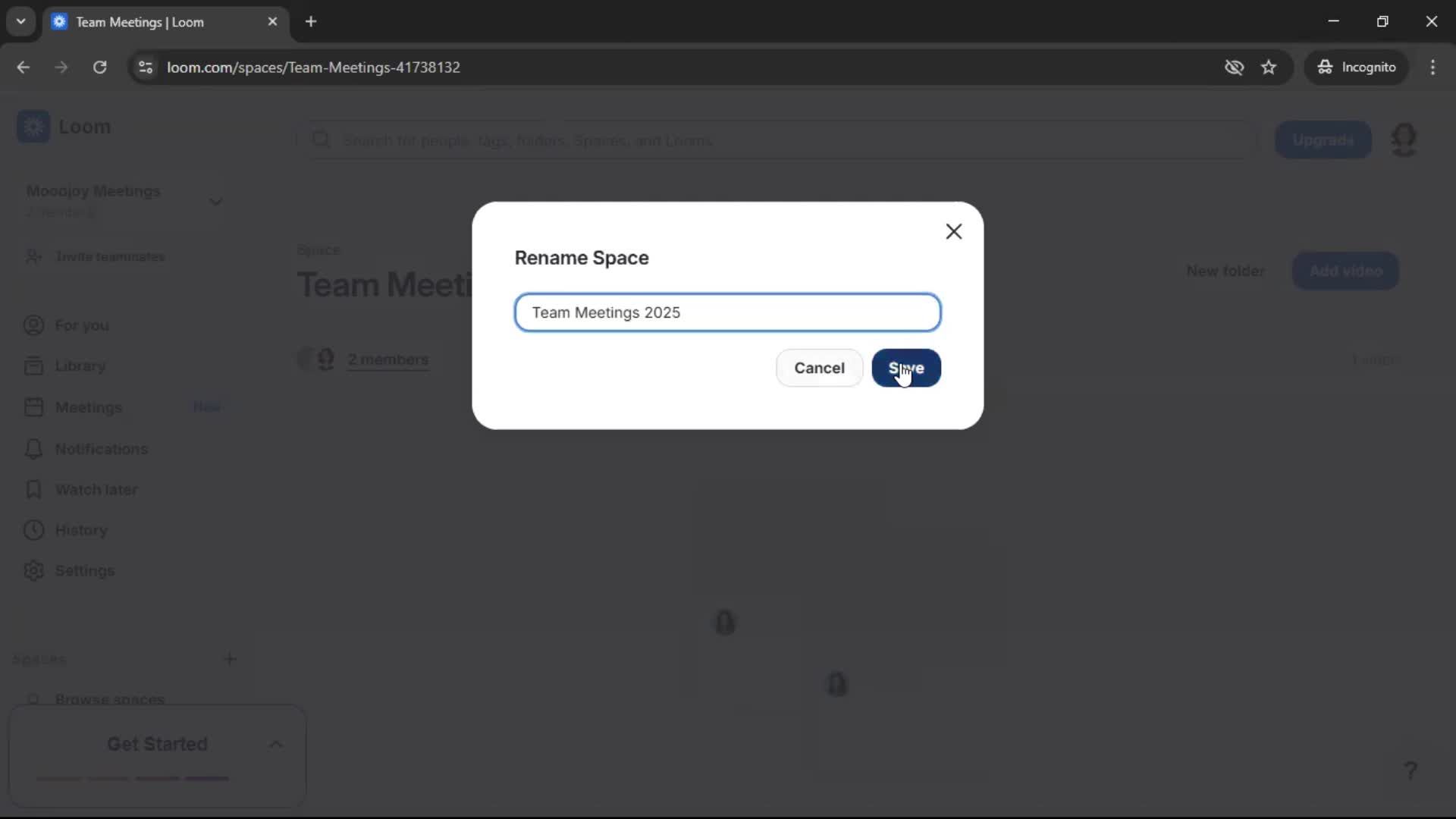 Creating a workspace screenshot