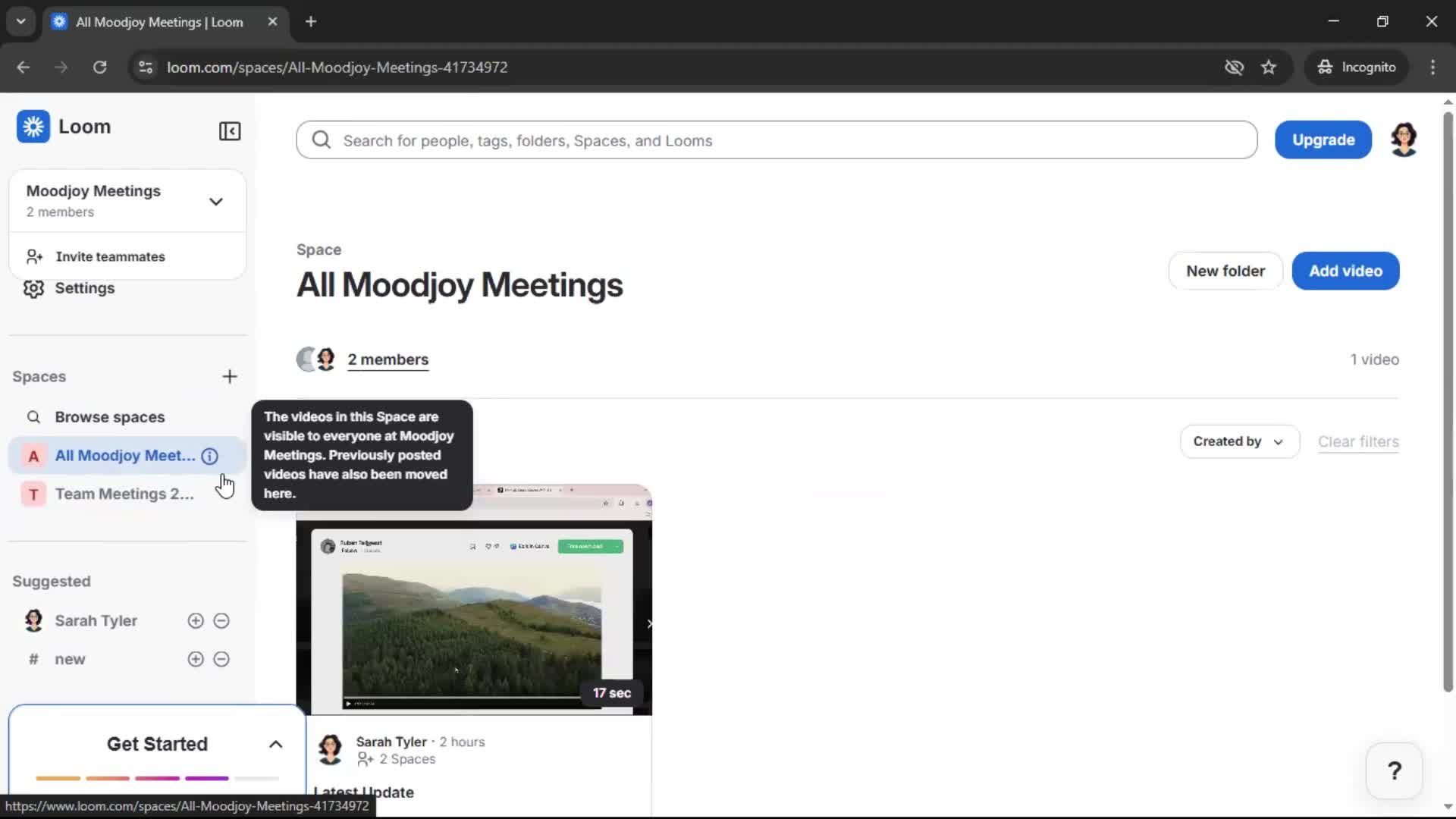 Creating a workspace screenshot