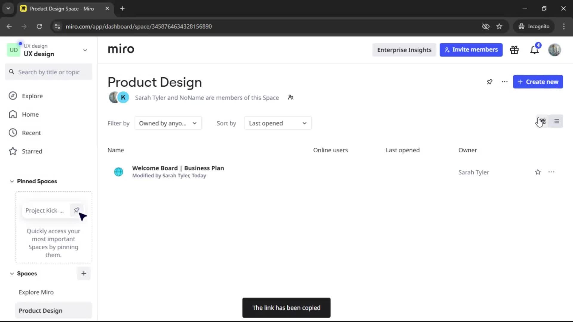 Creating a workspace screenshot