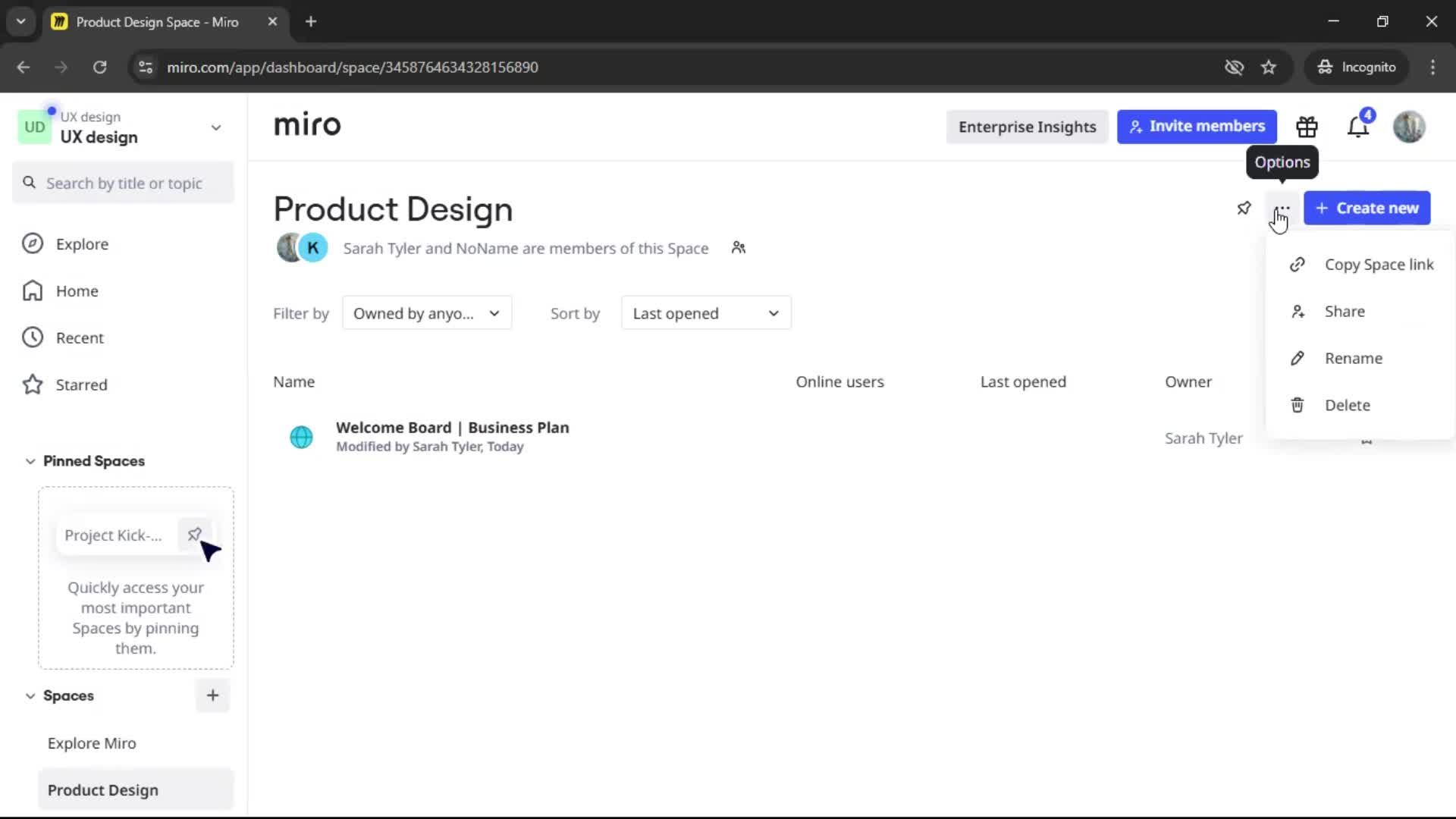 Creating a workspace screenshot