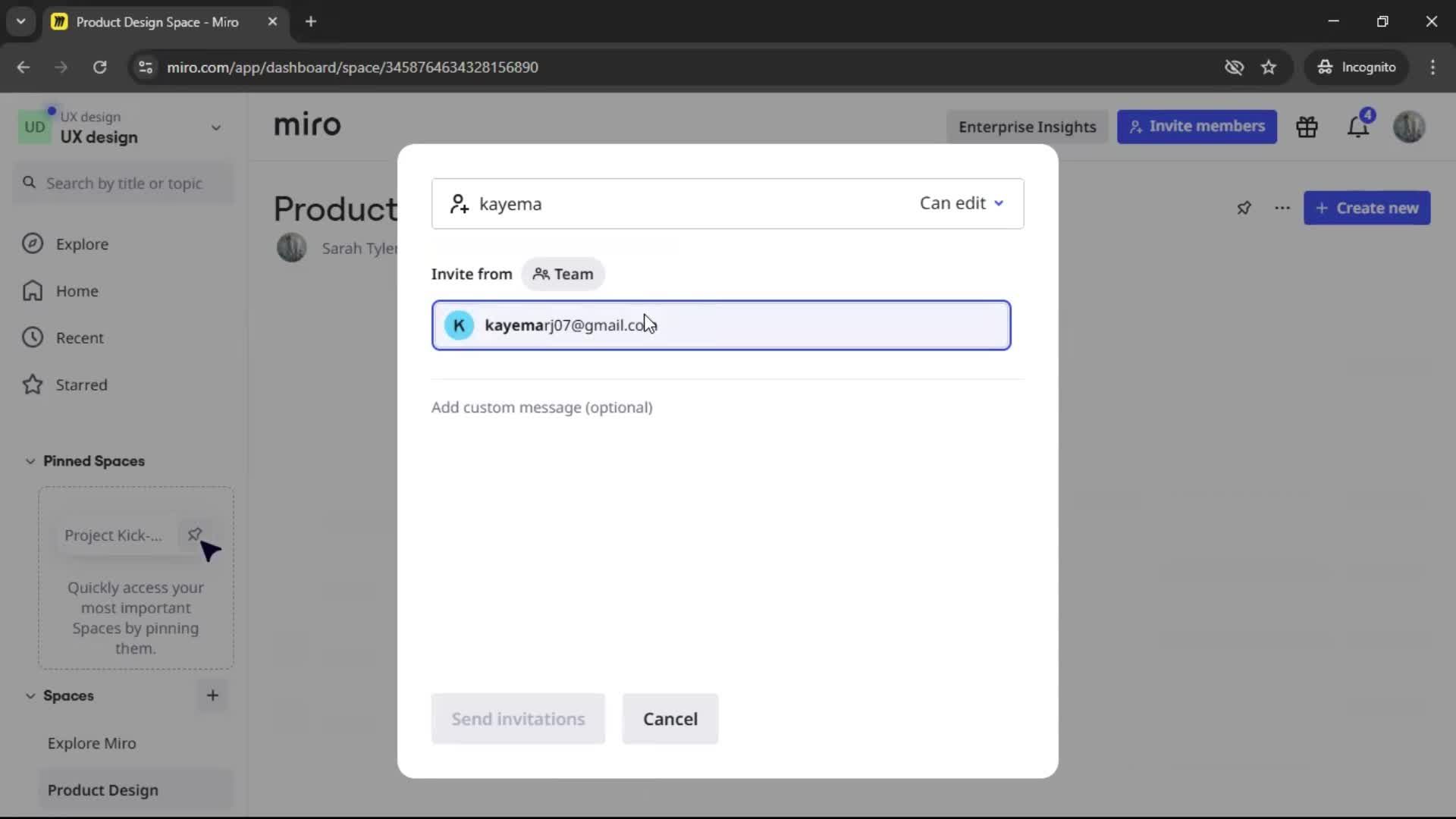 Creating a workspace screenshot