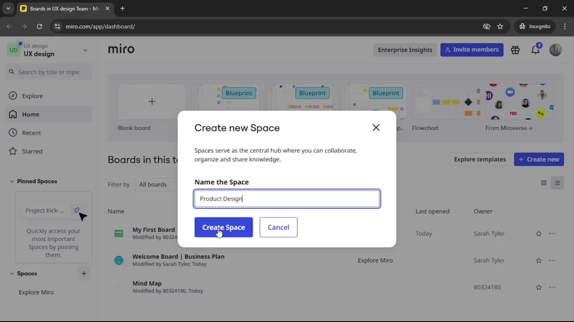 Creating a workspace screenshot