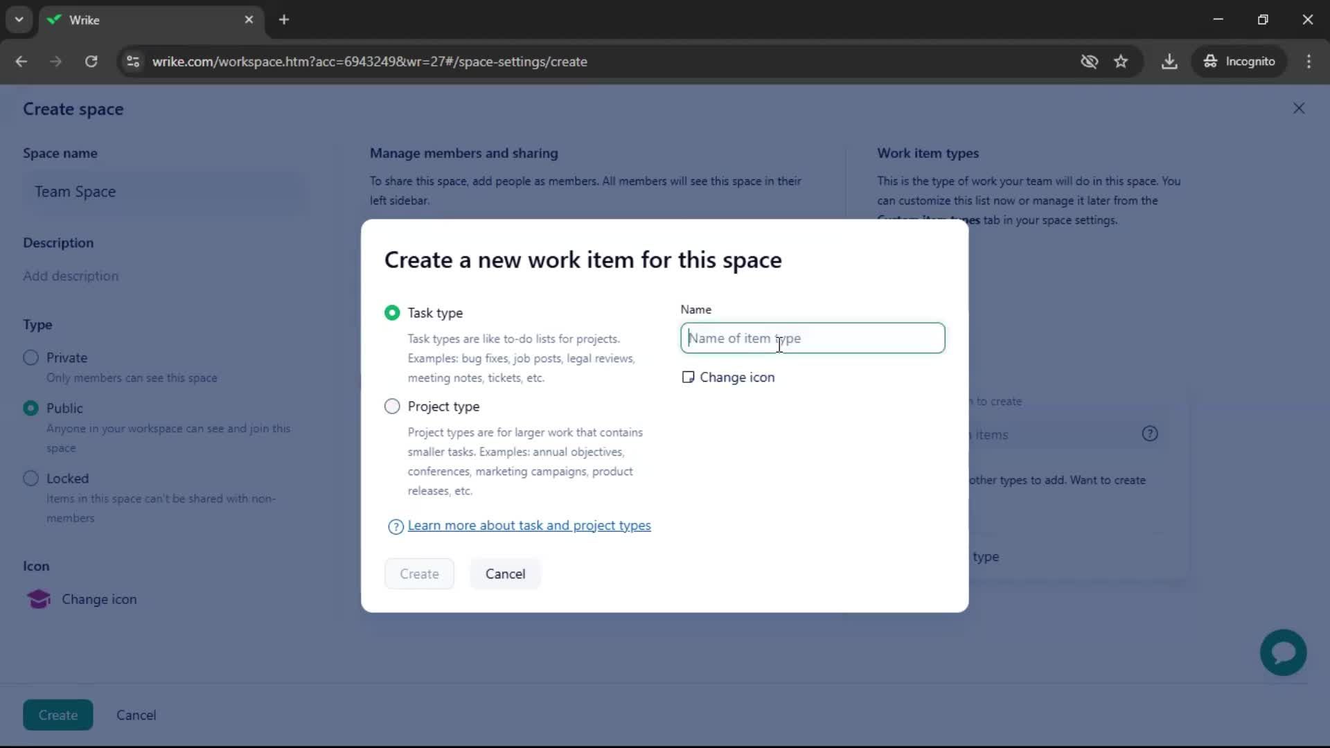 Creating a workspace screenshot