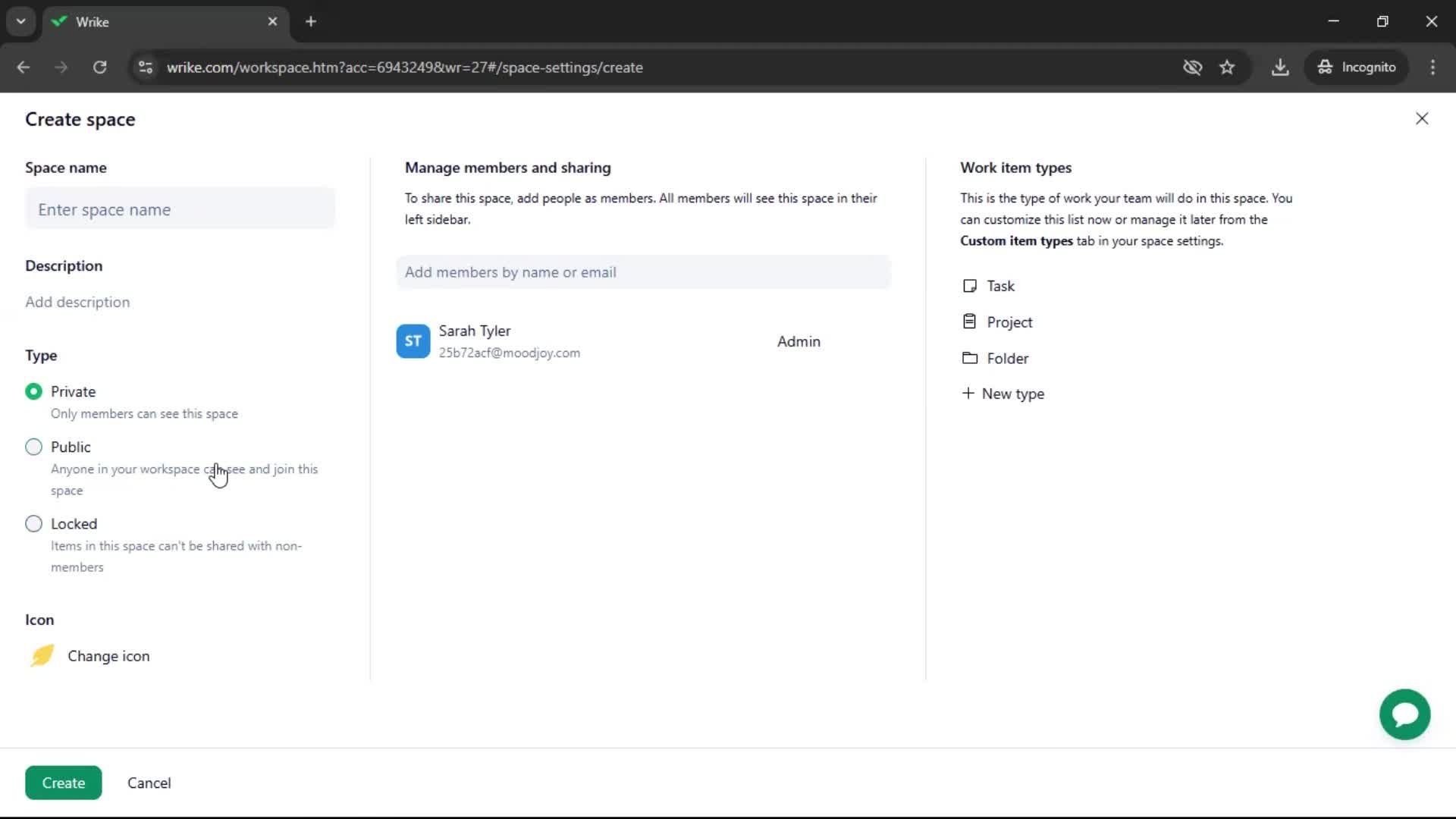 Creating a workspace screenshot