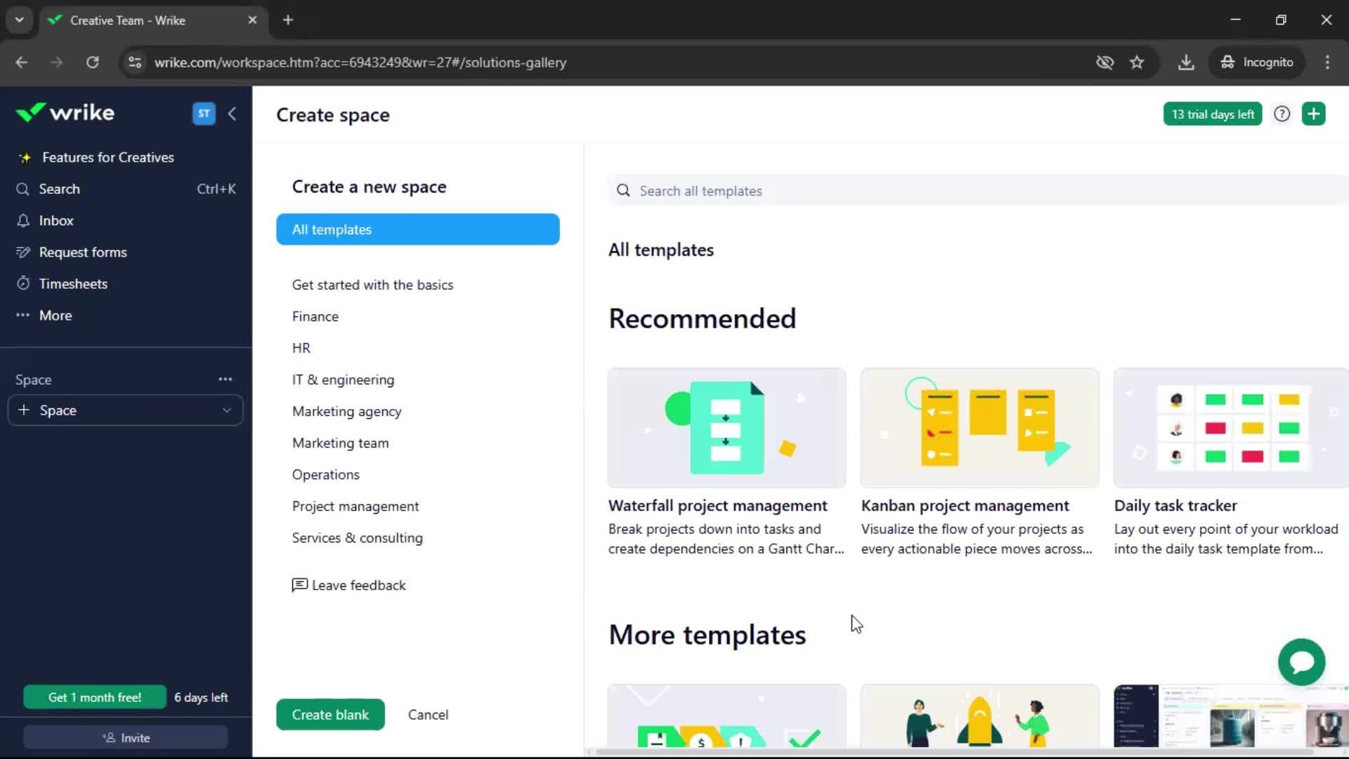 Creating a workspace screenshot