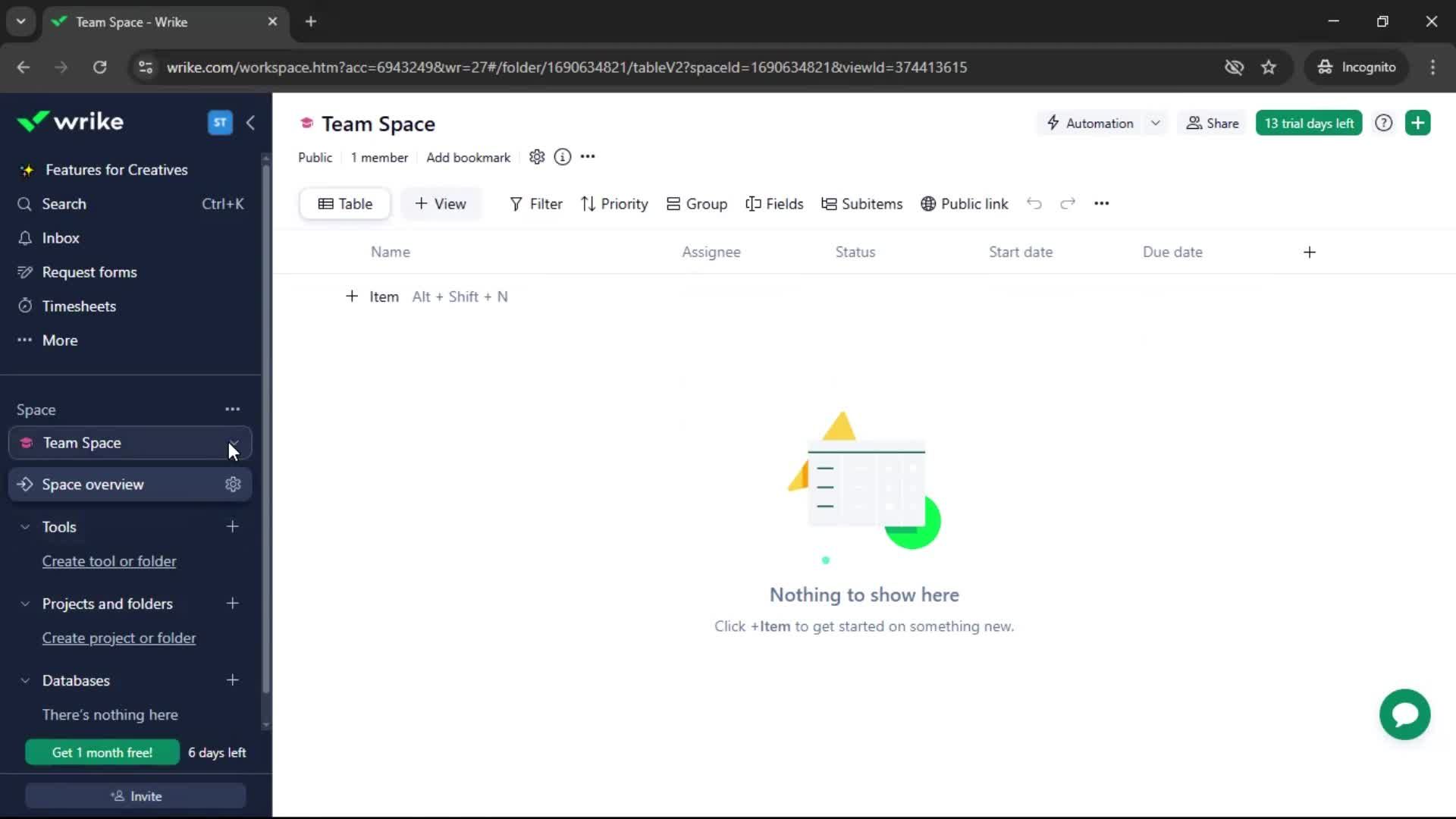 Creating a workspace screenshot