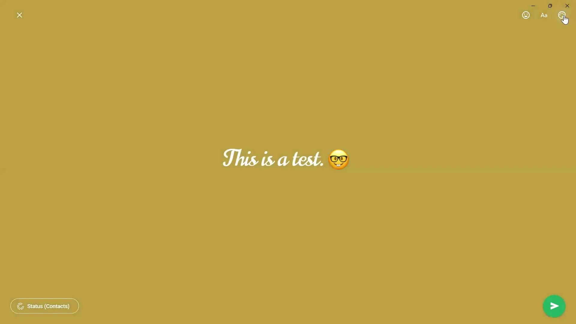 Creating a story screenshot