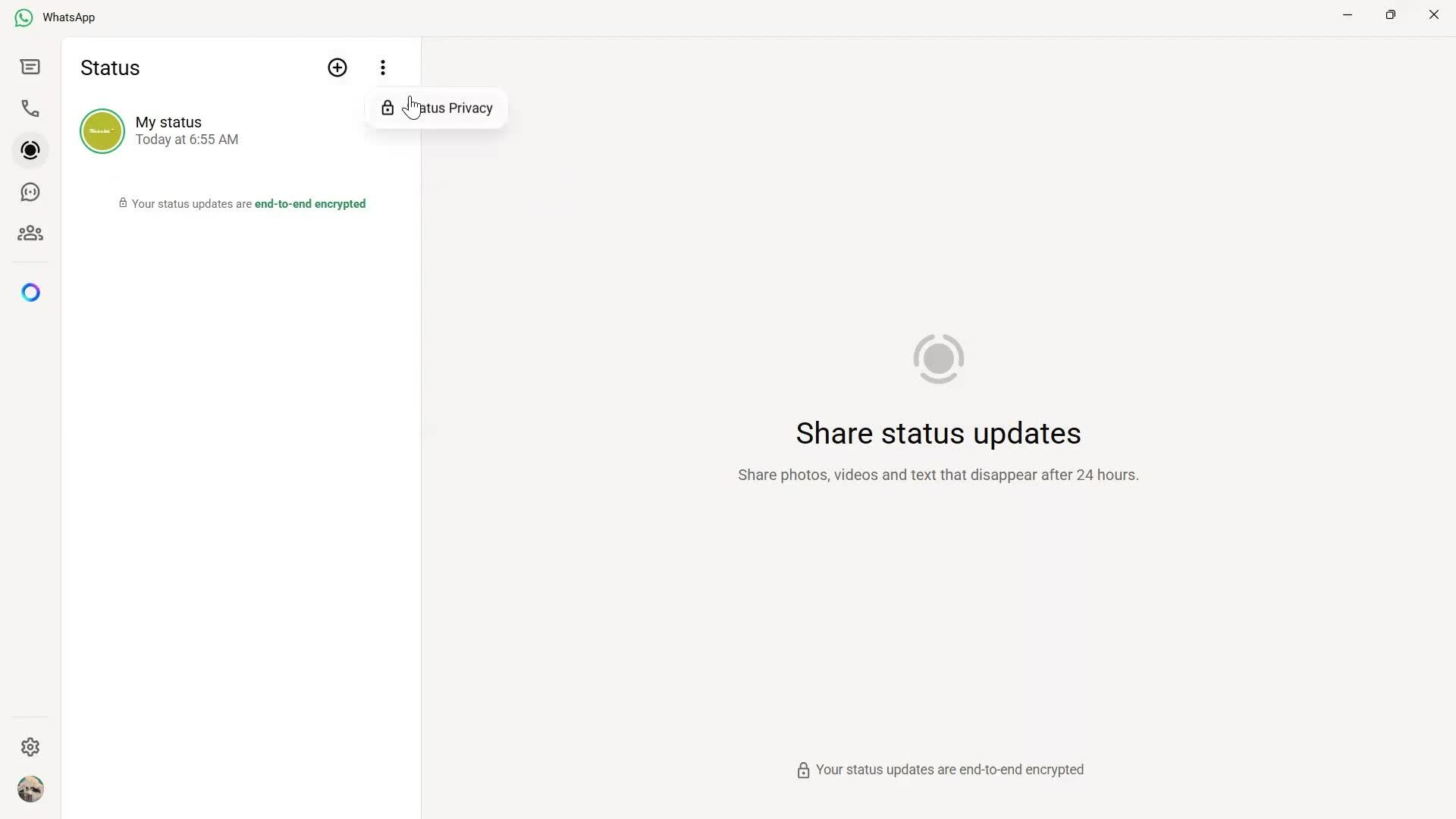 Creating a story screenshot