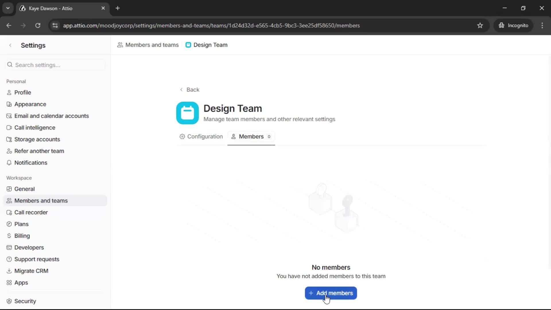 Creating a team screenshot