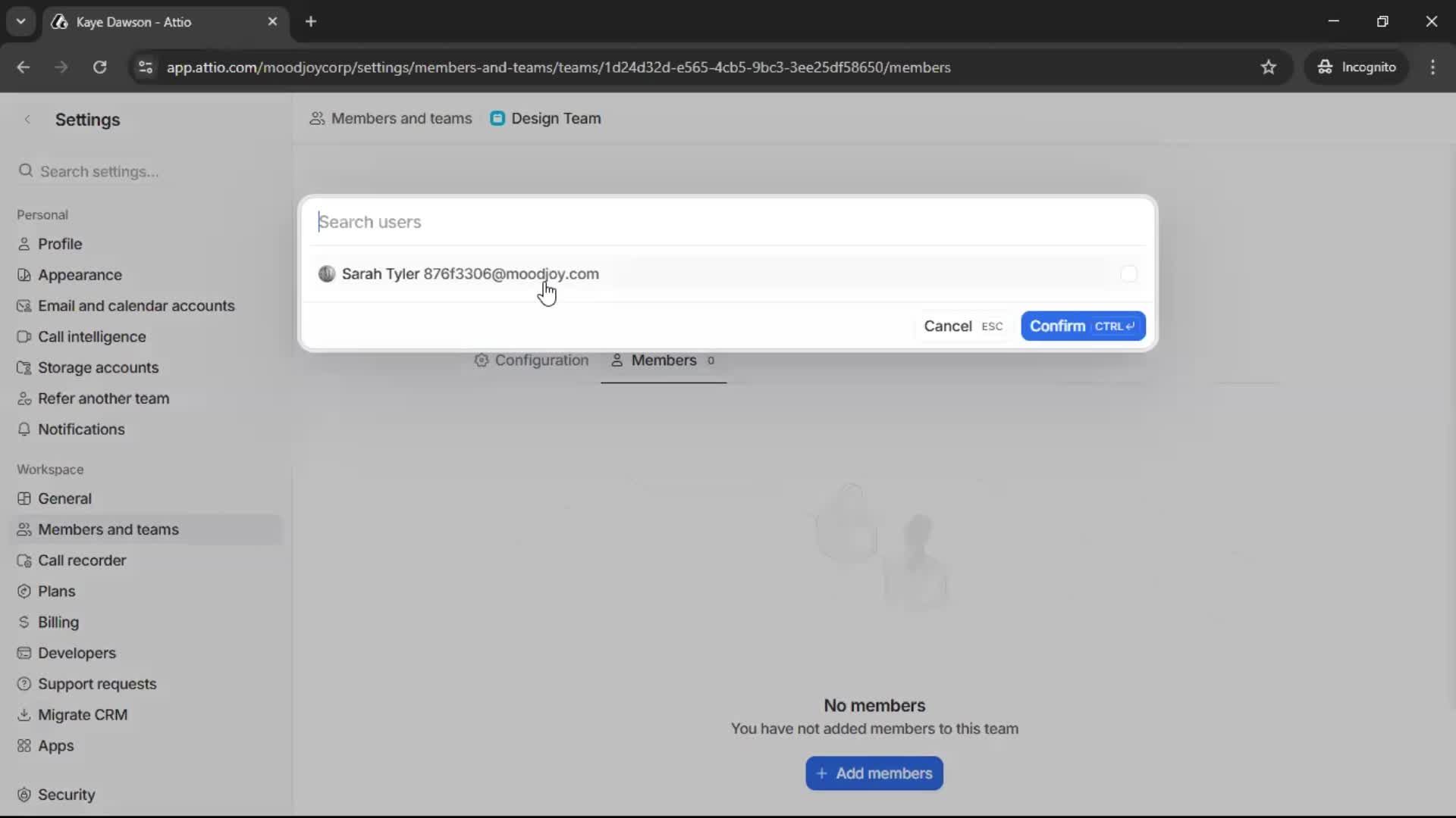 Creating a team screenshot