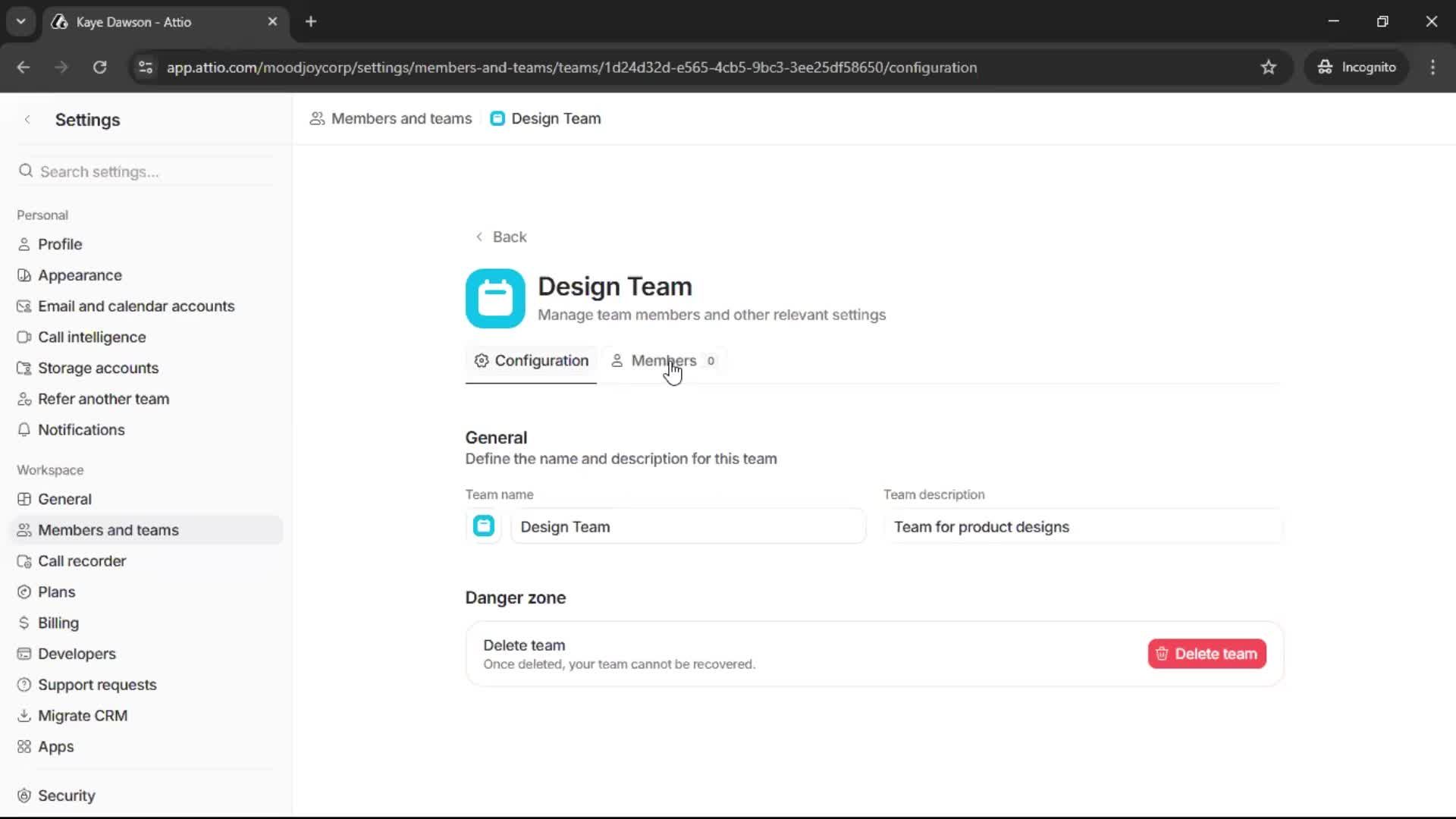 Creating a team screenshot