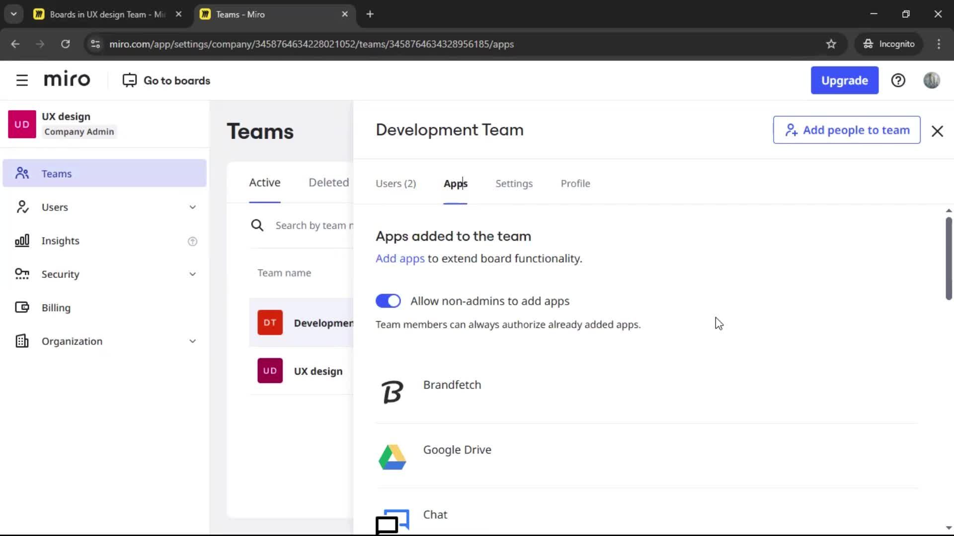 Creating a team screenshot