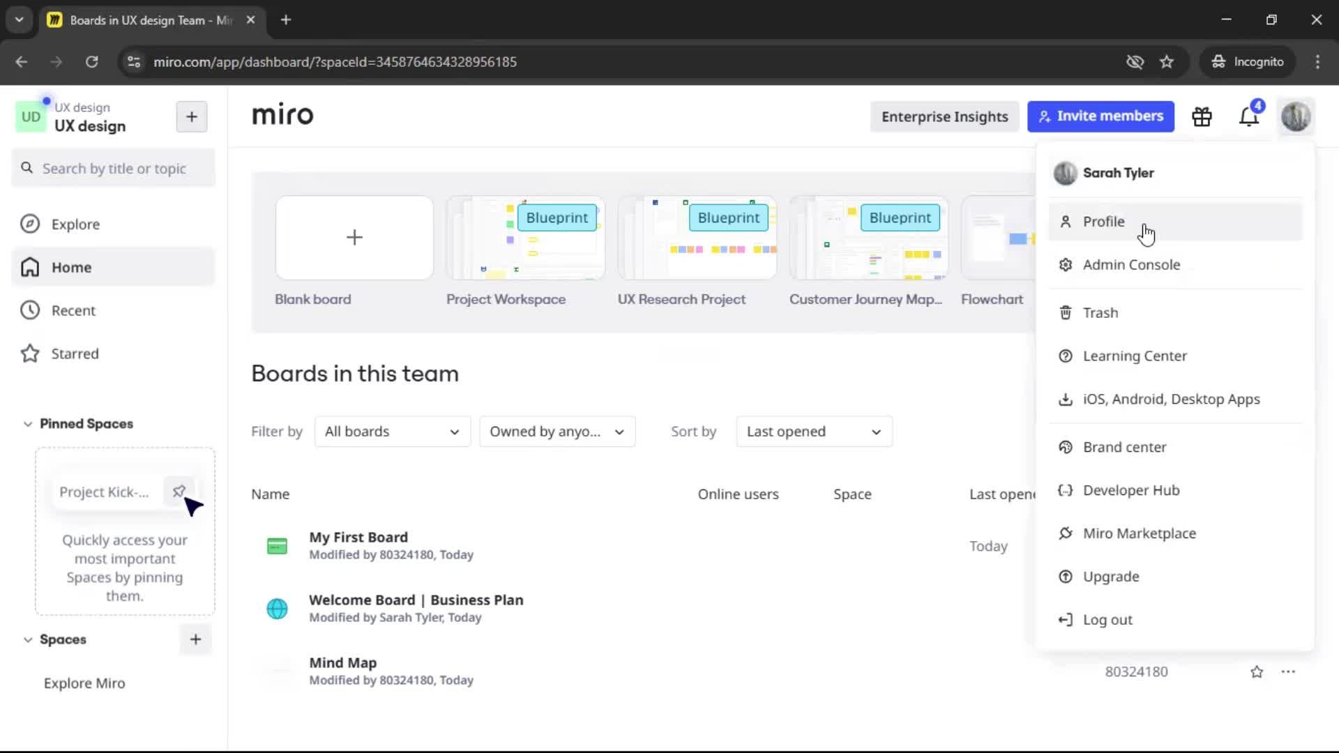Creating a team screenshot