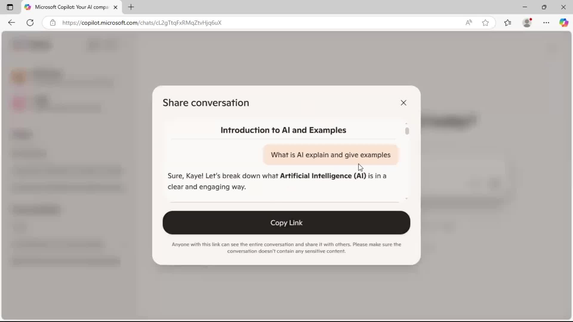 Creating a new topic screenshot