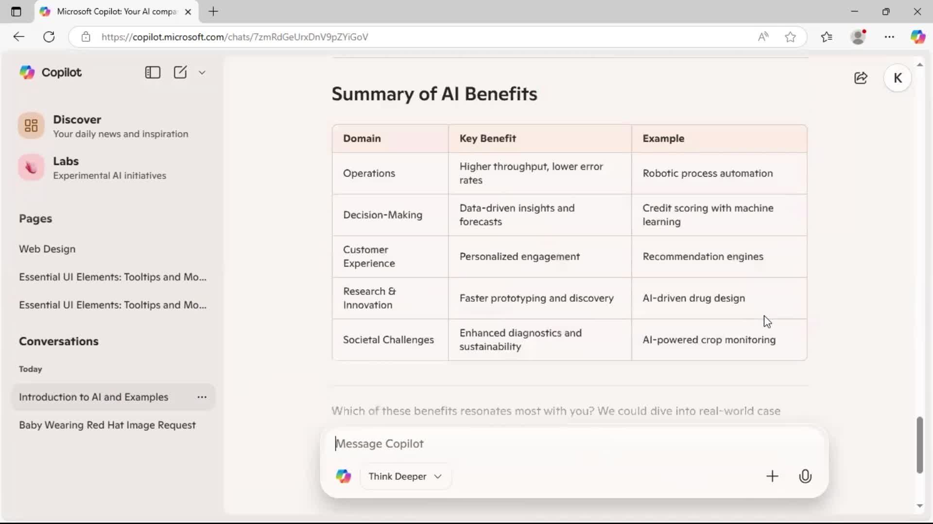 Creating a new topic screenshot