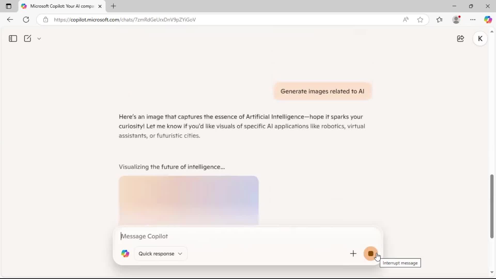 Creating a new topic screenshot