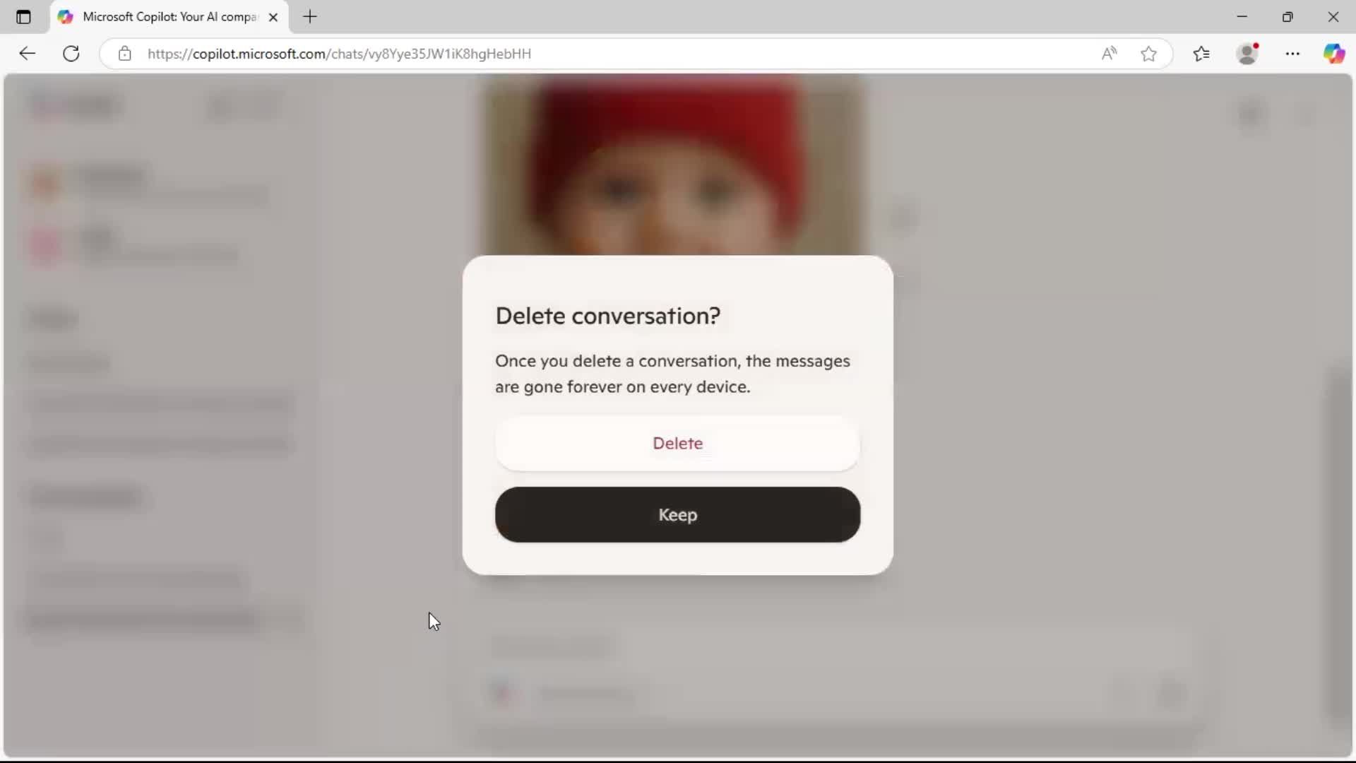 Creating a new topic screenshot