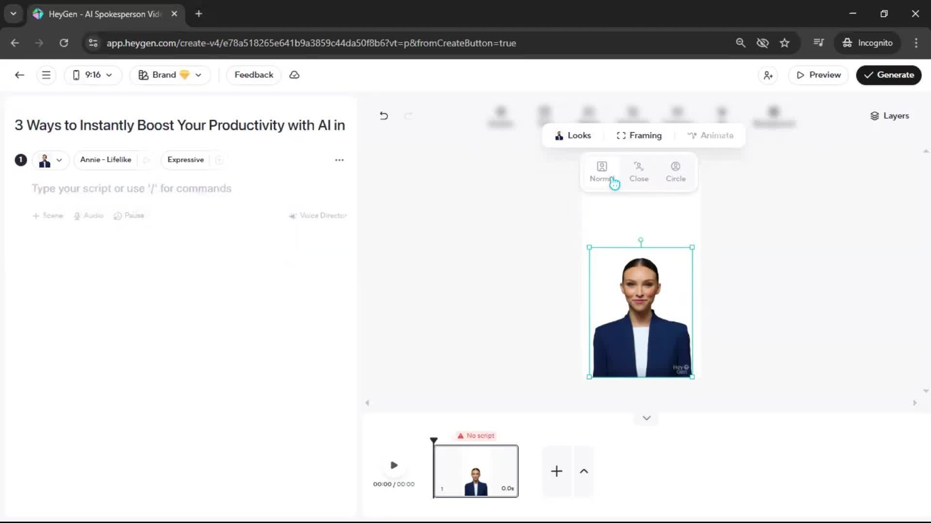 Creating a video screenshot