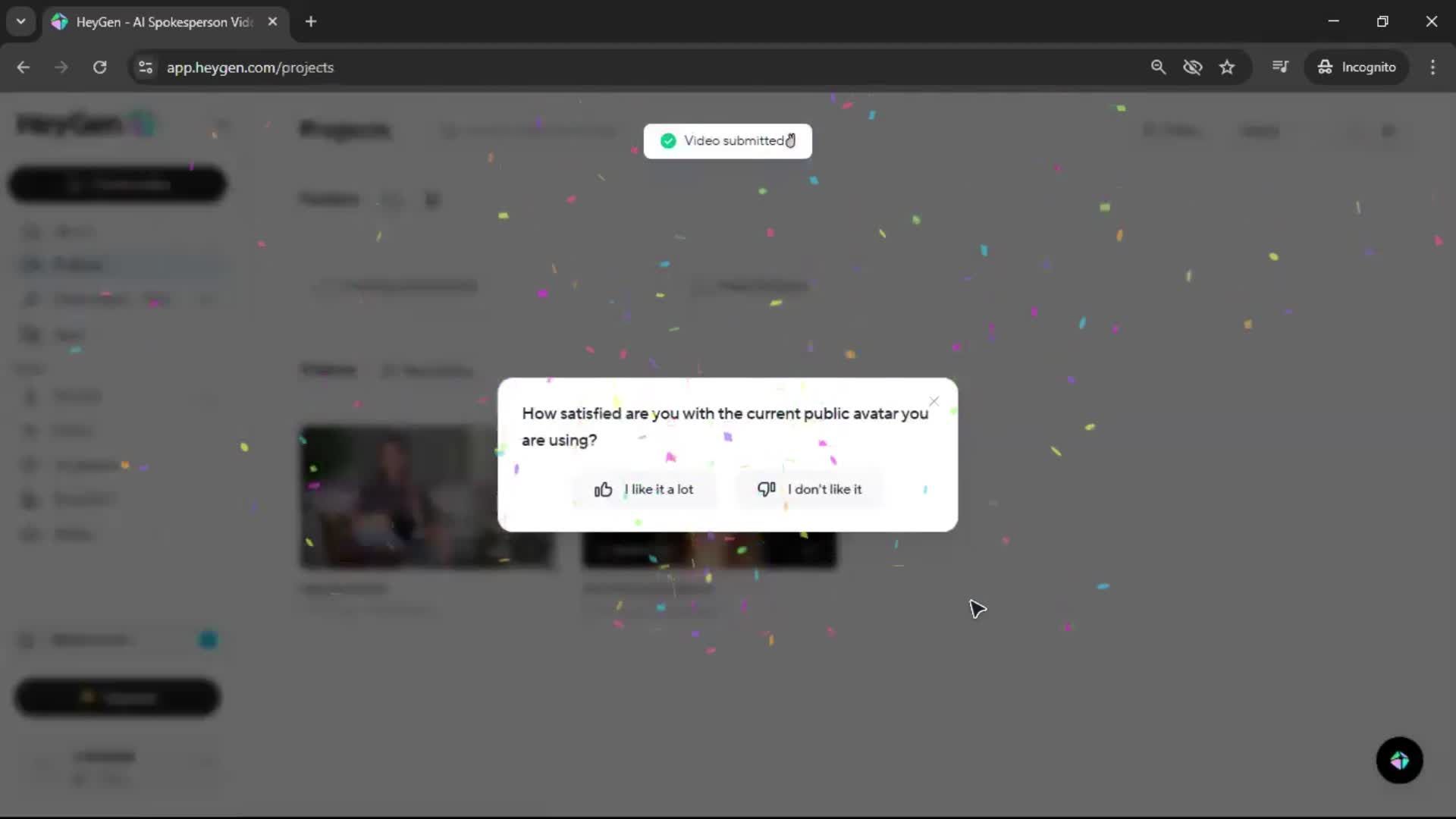 Creating a video screenshot