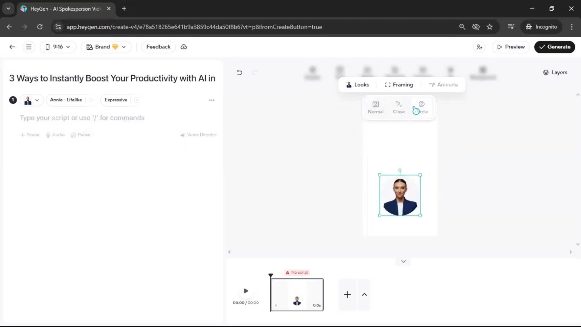 Creating a video screenshot