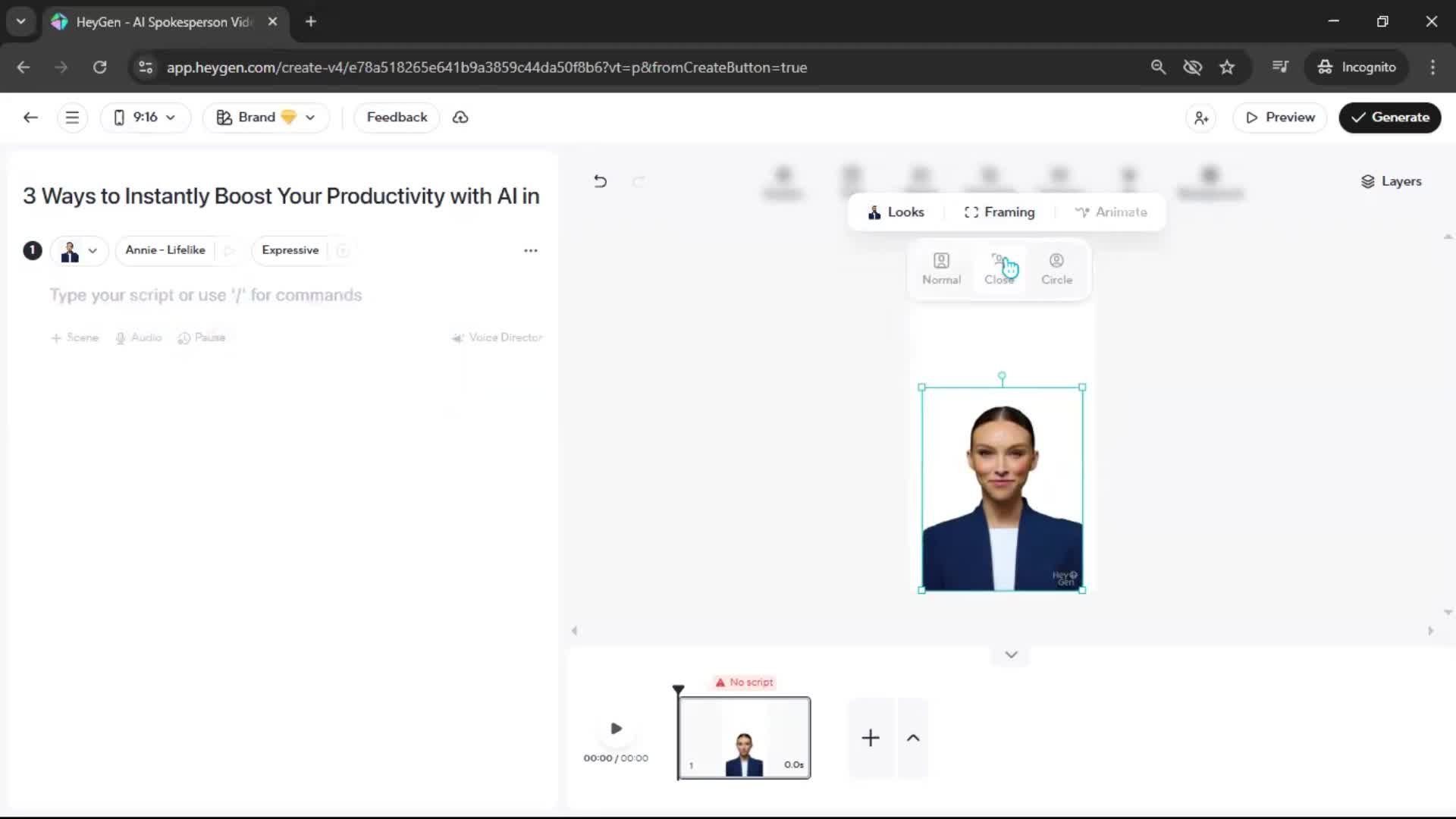 Creating a video screenshot